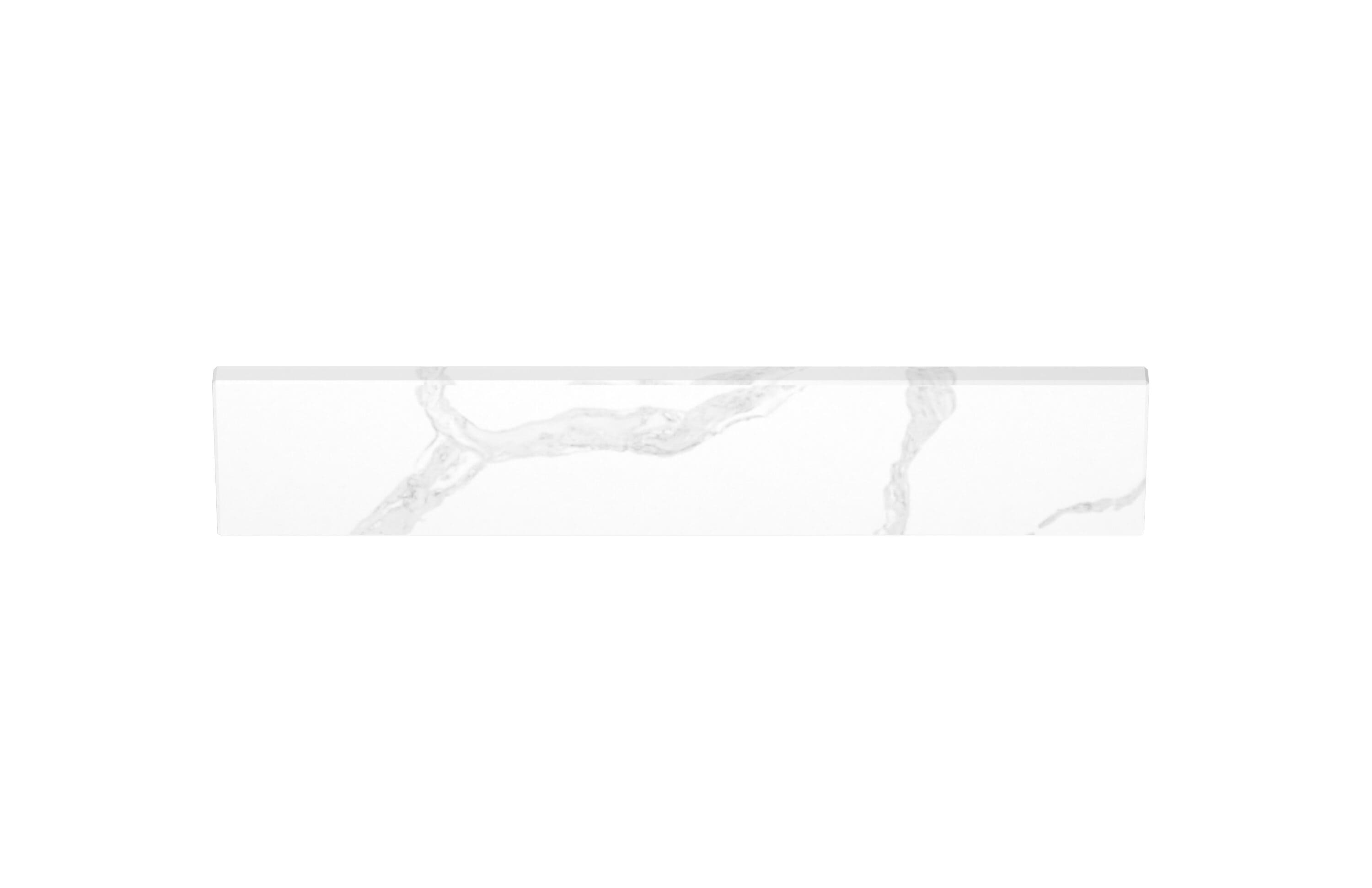Winette WSSQ1504 4-Inches H x 21.24-Inches L Calacatta White Quartz Bathroom Side splash