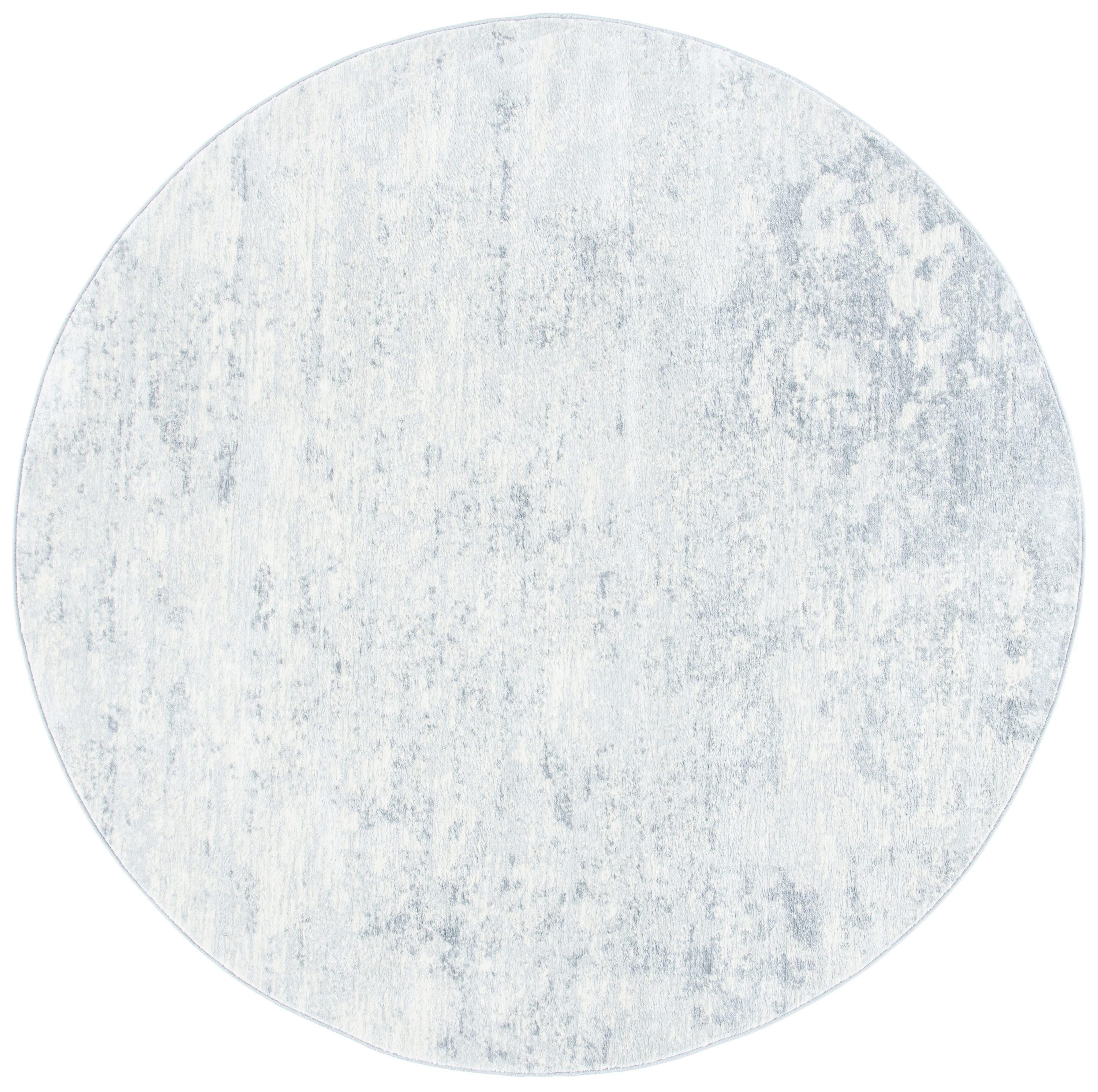 Safavieh BNT822A-10R Brentwood Malissie 10 x 10 (ft) Loomed Polypropylene Ivory/Gray Round Indoor Distressed/Overdyed Bohemian/Eclectic Area rug