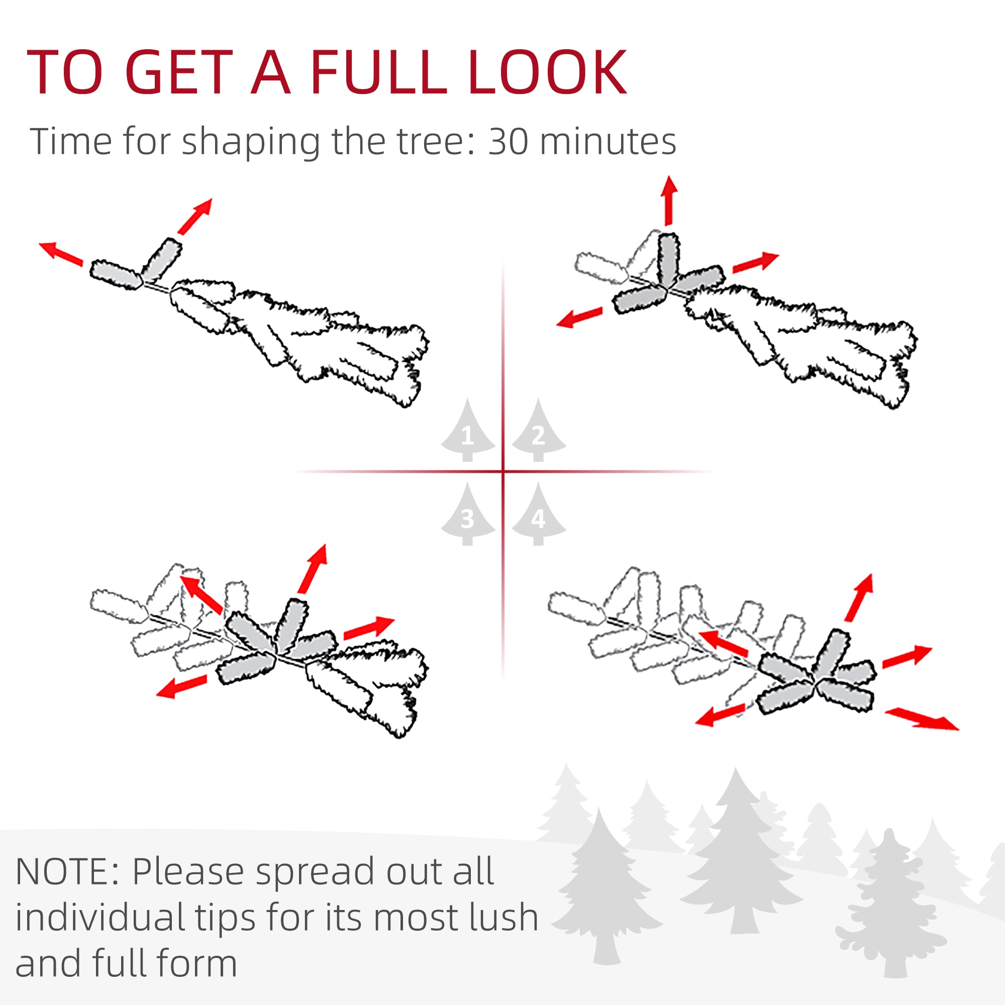 LOVMOR SF-H-W2225P217079 Artificial-Christmas-Trees - View #5