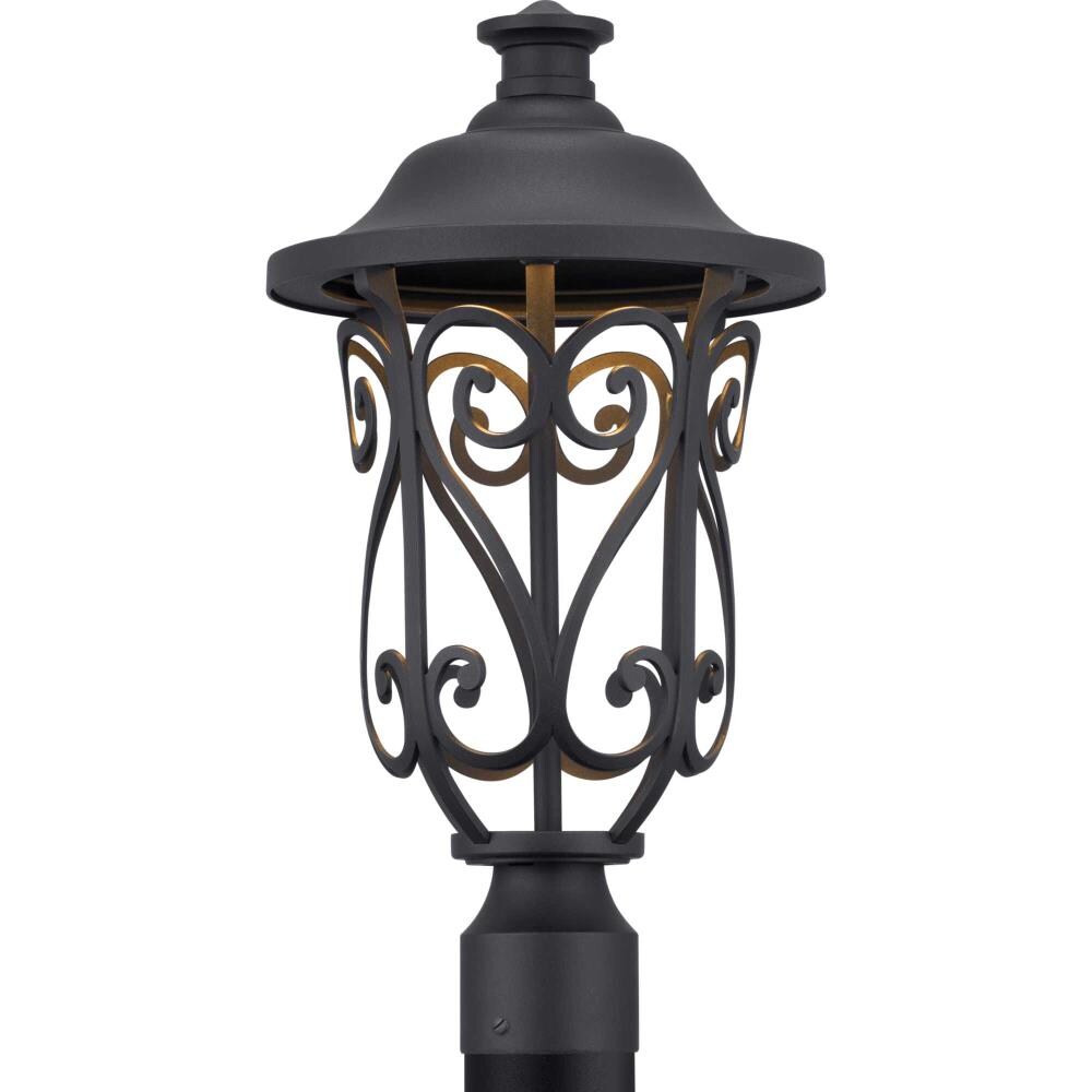 Progress Lighting P5325-121 Leawood LED 18.875-in Black Transitional Outdoor Post Light
