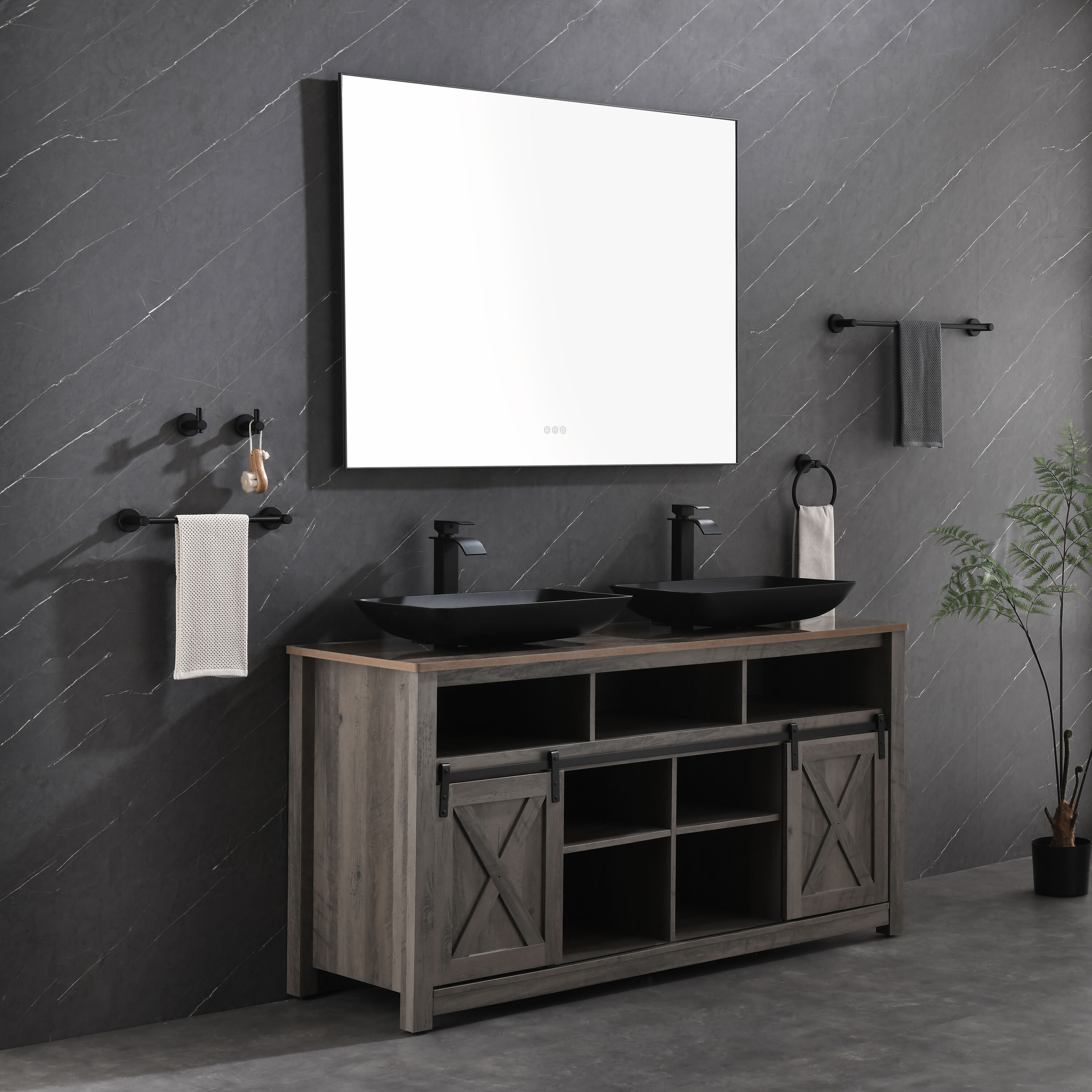 Bayfeve BF-78224-MIR Framed-Bath-Mirrors - View #8