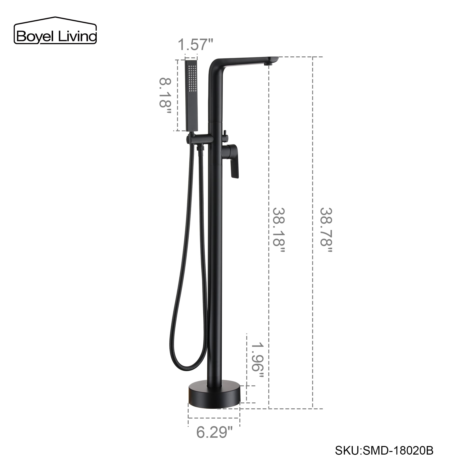 Clihome CSMD-180-20B Roman-Tub-Faucets - View #5