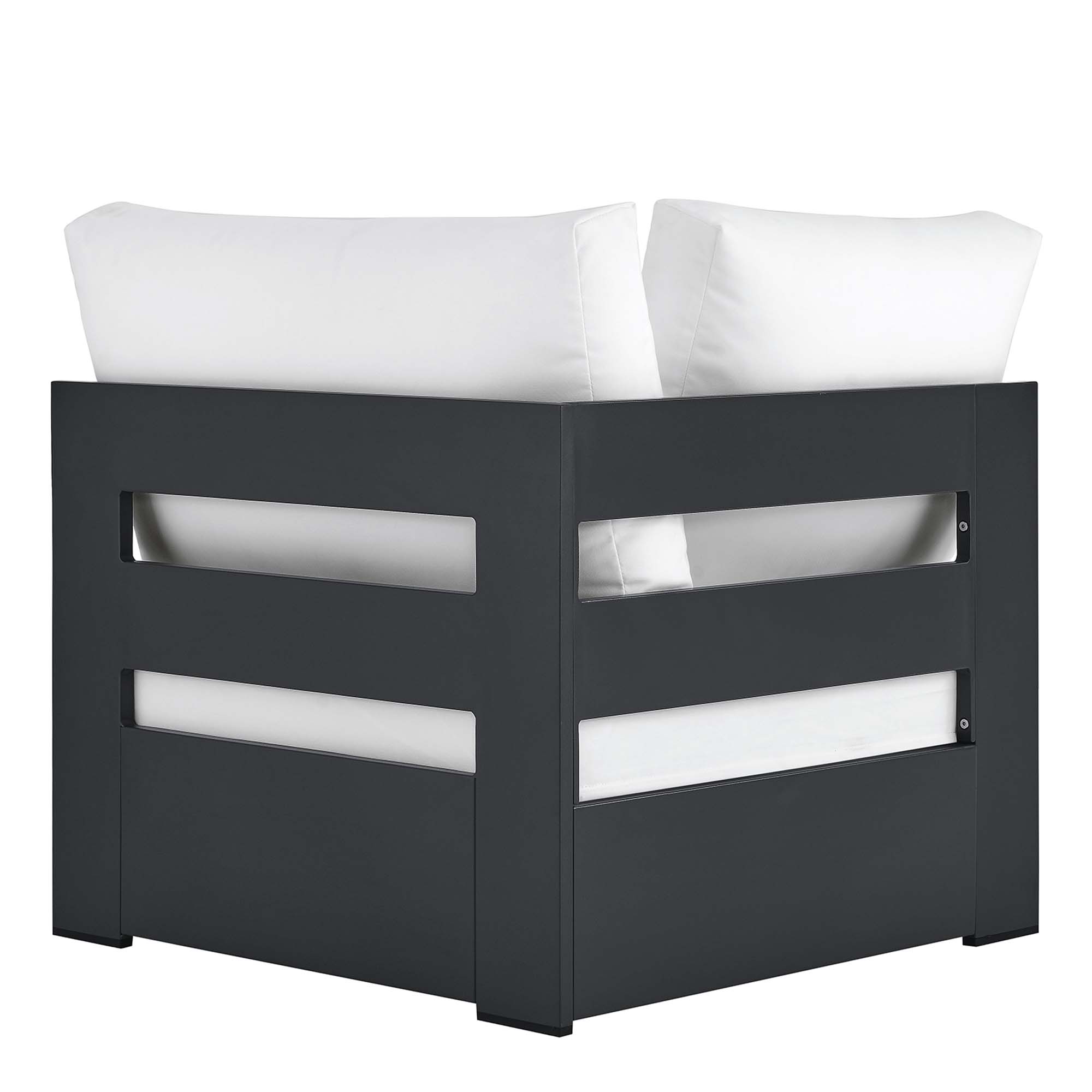 Modway EEI-6631-GRY-WHI Patio-Sofas-Daybeds - View #5
