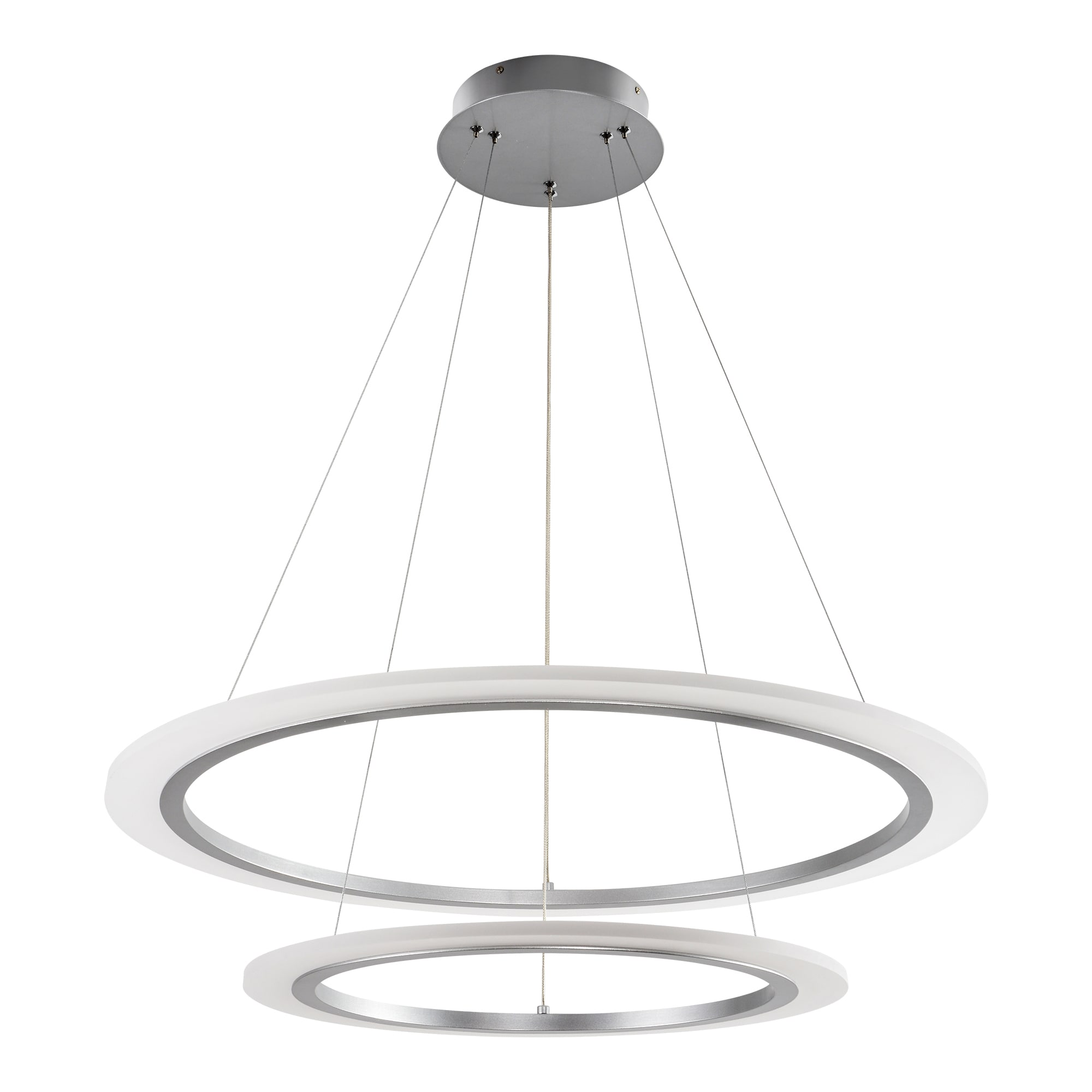 LTMATE LSP2022056DM JAZAVA 2 -Light Silver Modern/contemporary Geometric Large Hanging Pendant light