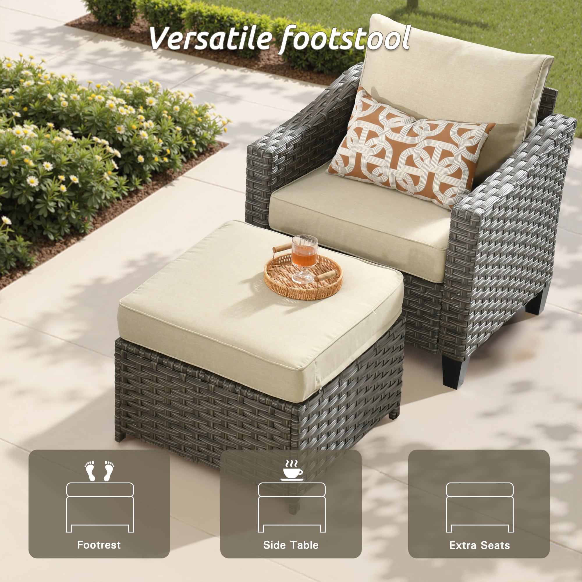 Caodoc L5-NK605-1 Patio-Sofas-Daybeds - View #4