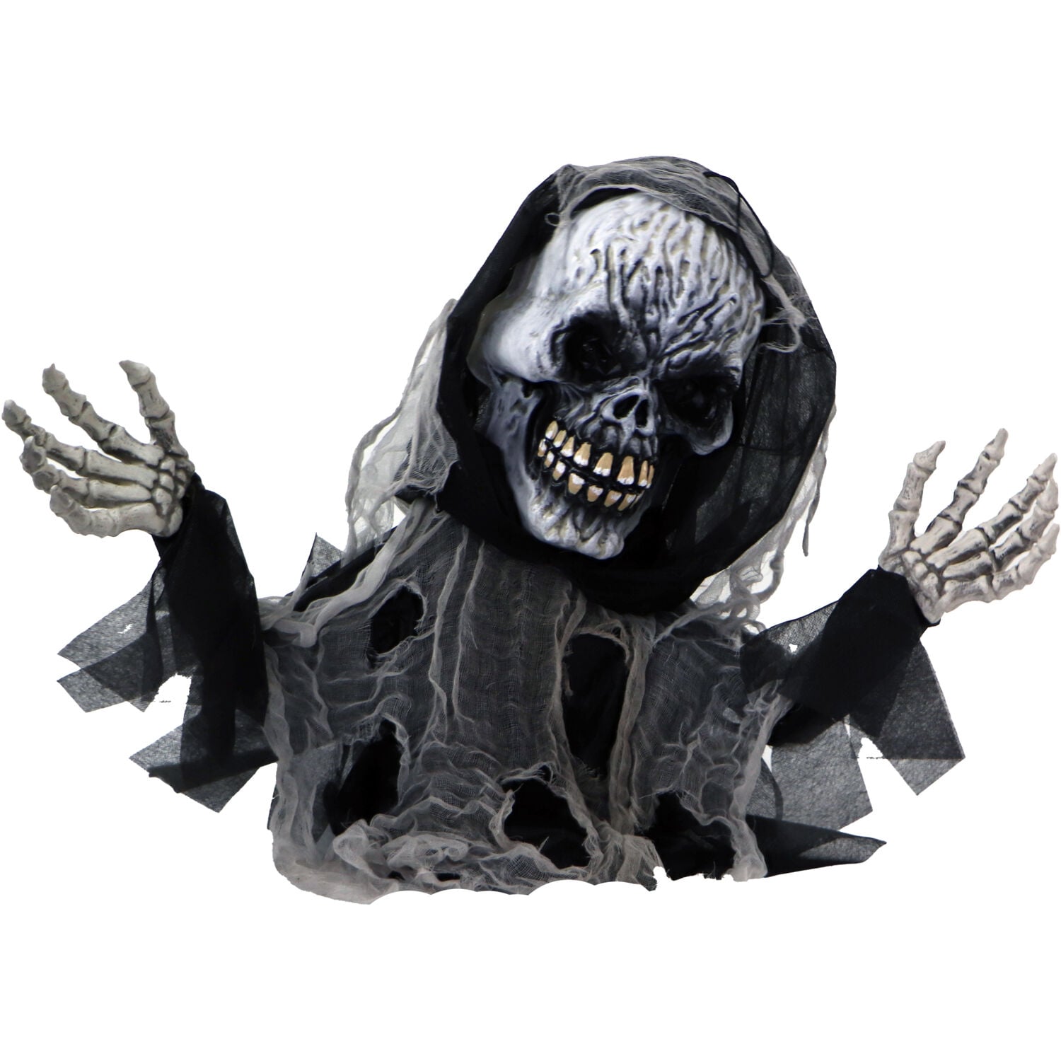 Haunted Hill Farm 46 In. outlet Animatronic Reaper Skeleton