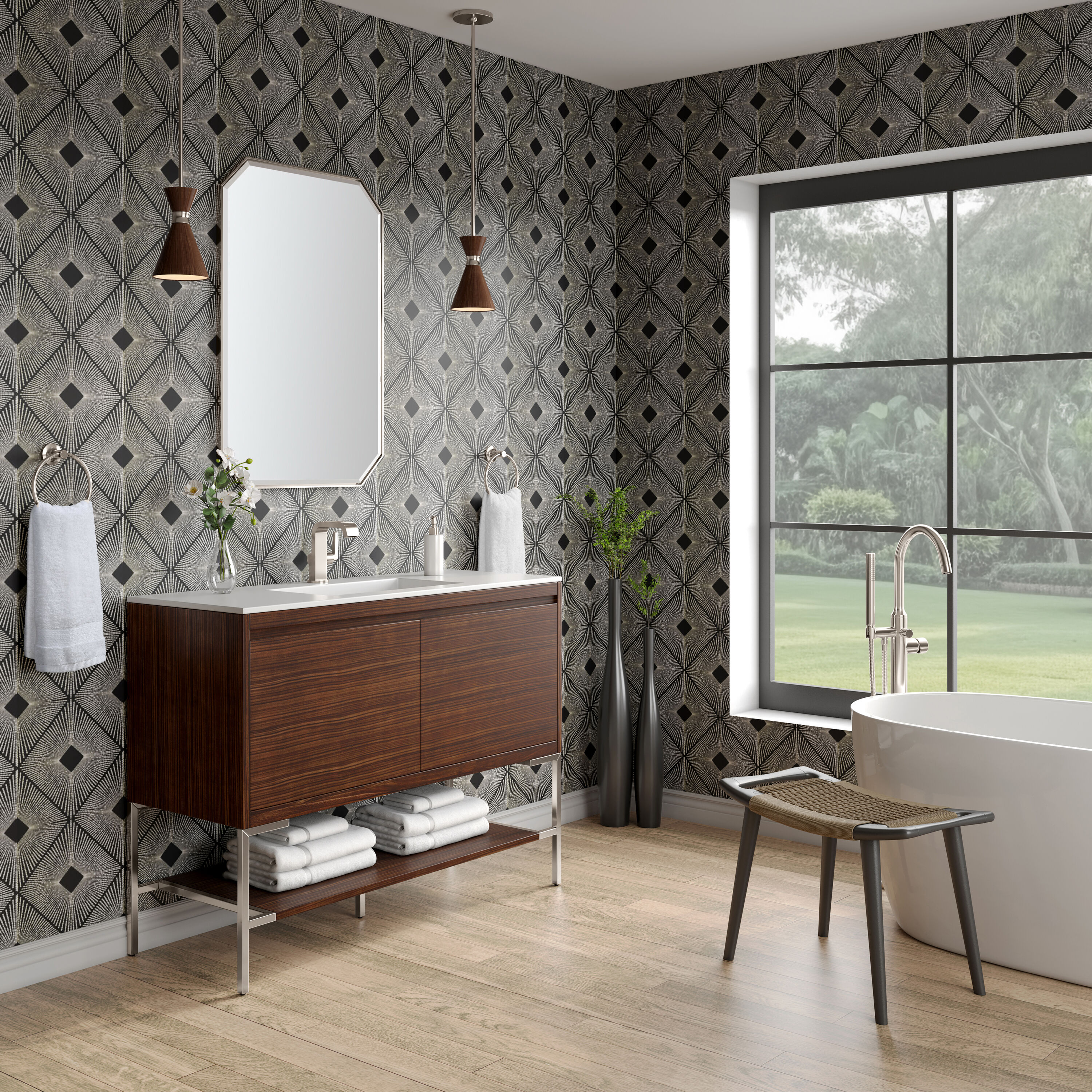 James Martin Vanities 805-V47.3-W-BN-GW Bath-Vanity-Combo - View #4