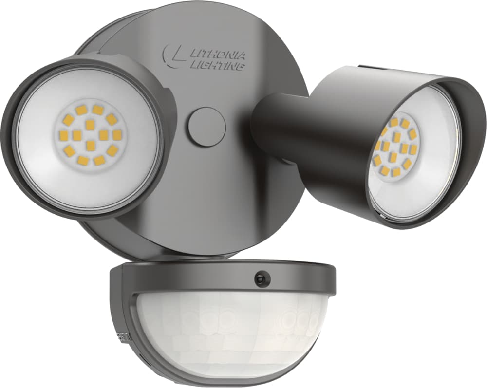 Lithonia Lighting 180-Degree EQ Hardwired LED Bronze 2-Head Motion-Activated Flood Light in the Motion-Sensor Flood Lights department at Lowes.com