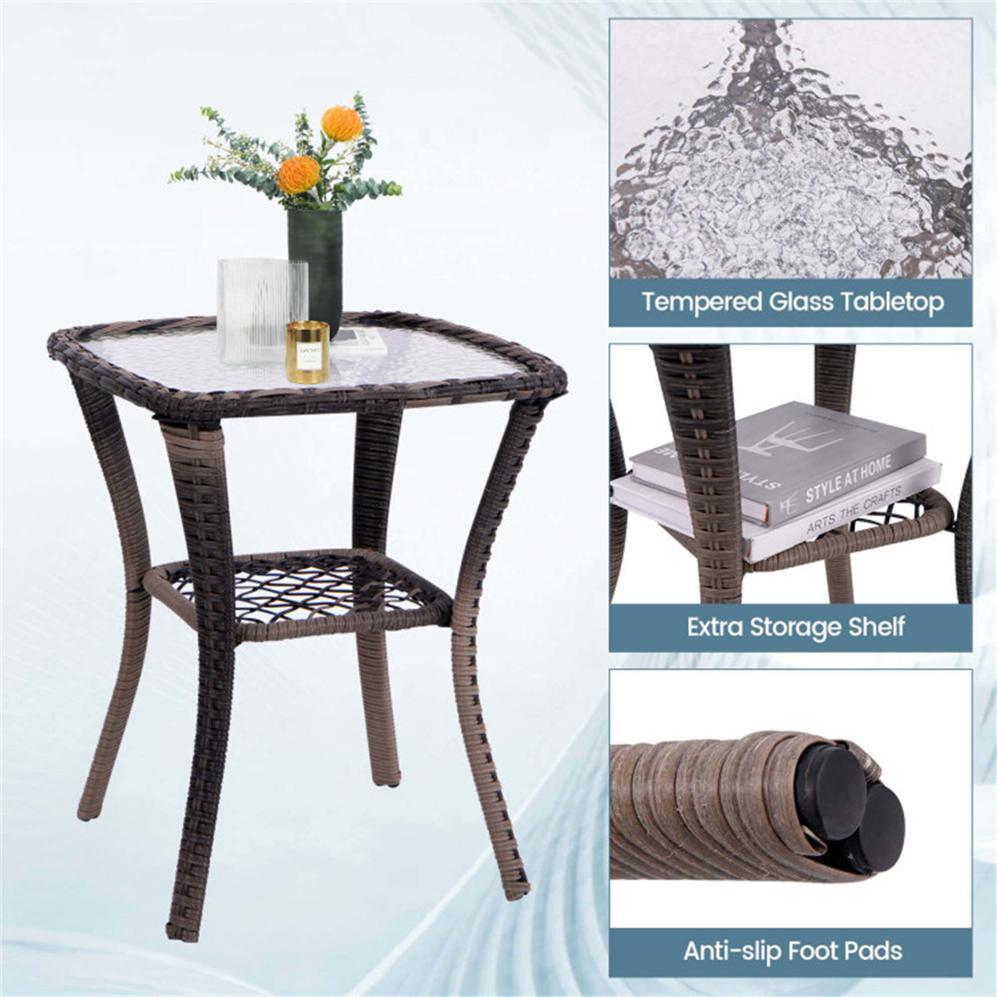 BABOOM BOM-11574GR-CO Patio-Conversation-Sets - View #8