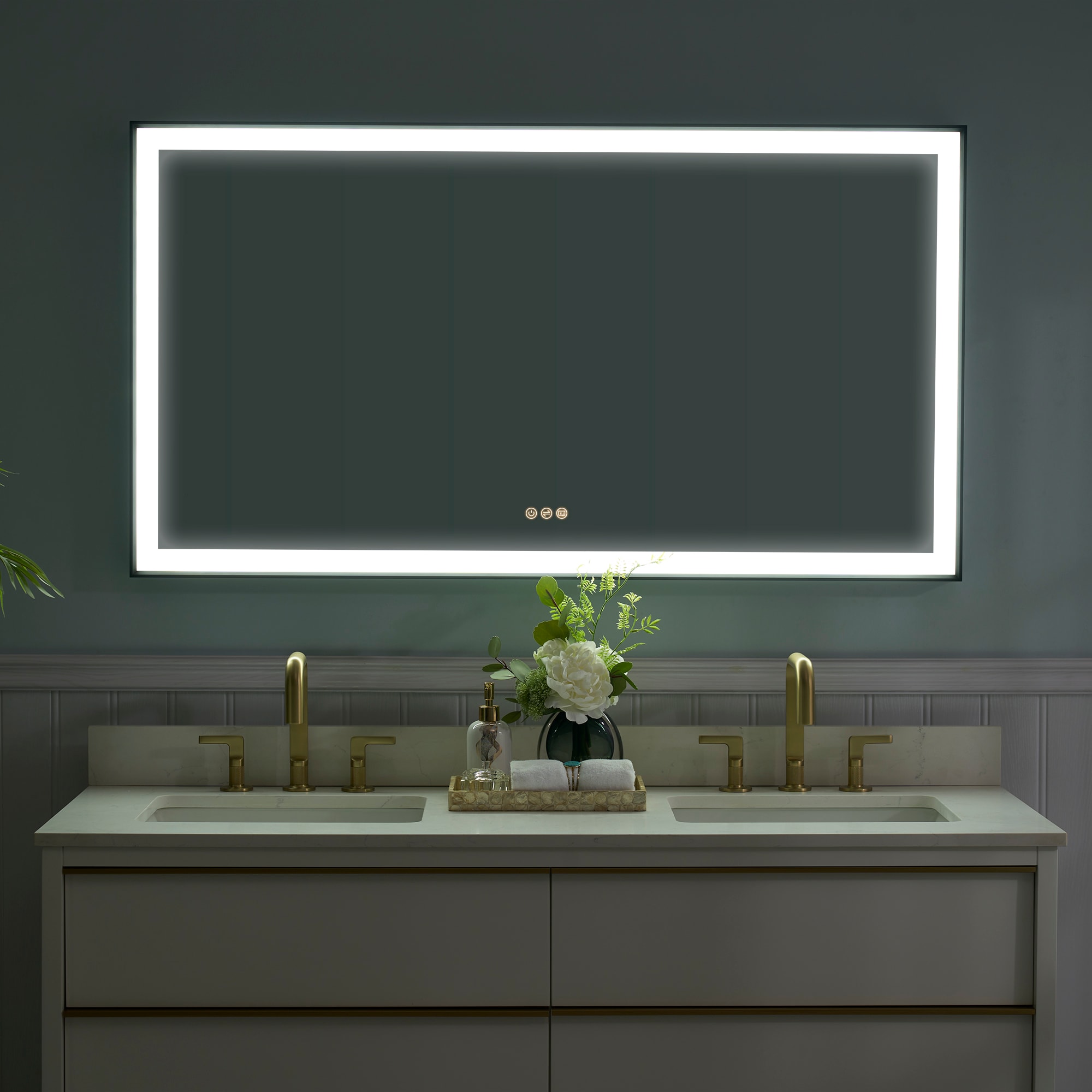 WELLFOR M1FM5530MB Framed-Bath-Mirrors - View #3