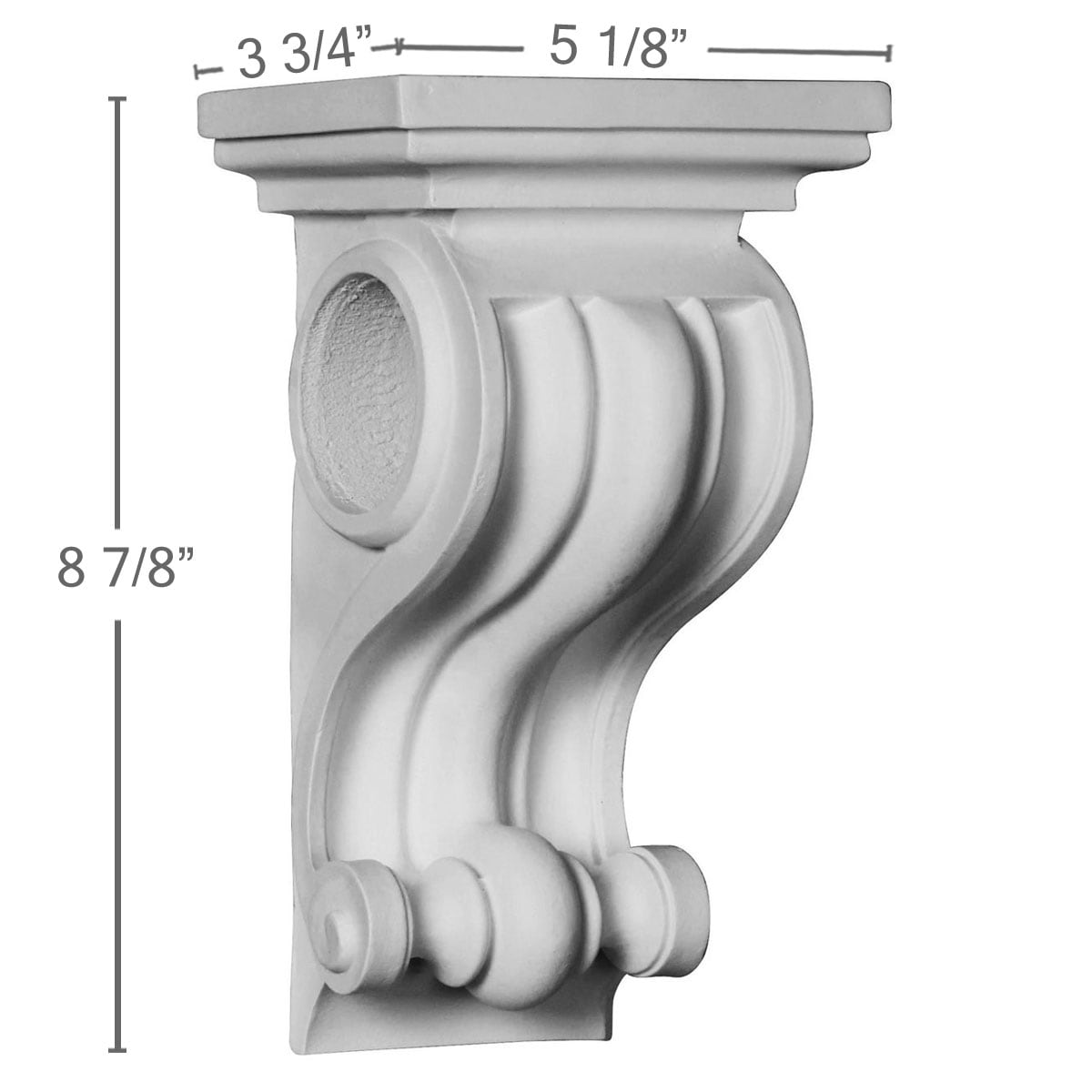 Ekena Millwork COR05X04X09LI corbels - View #2