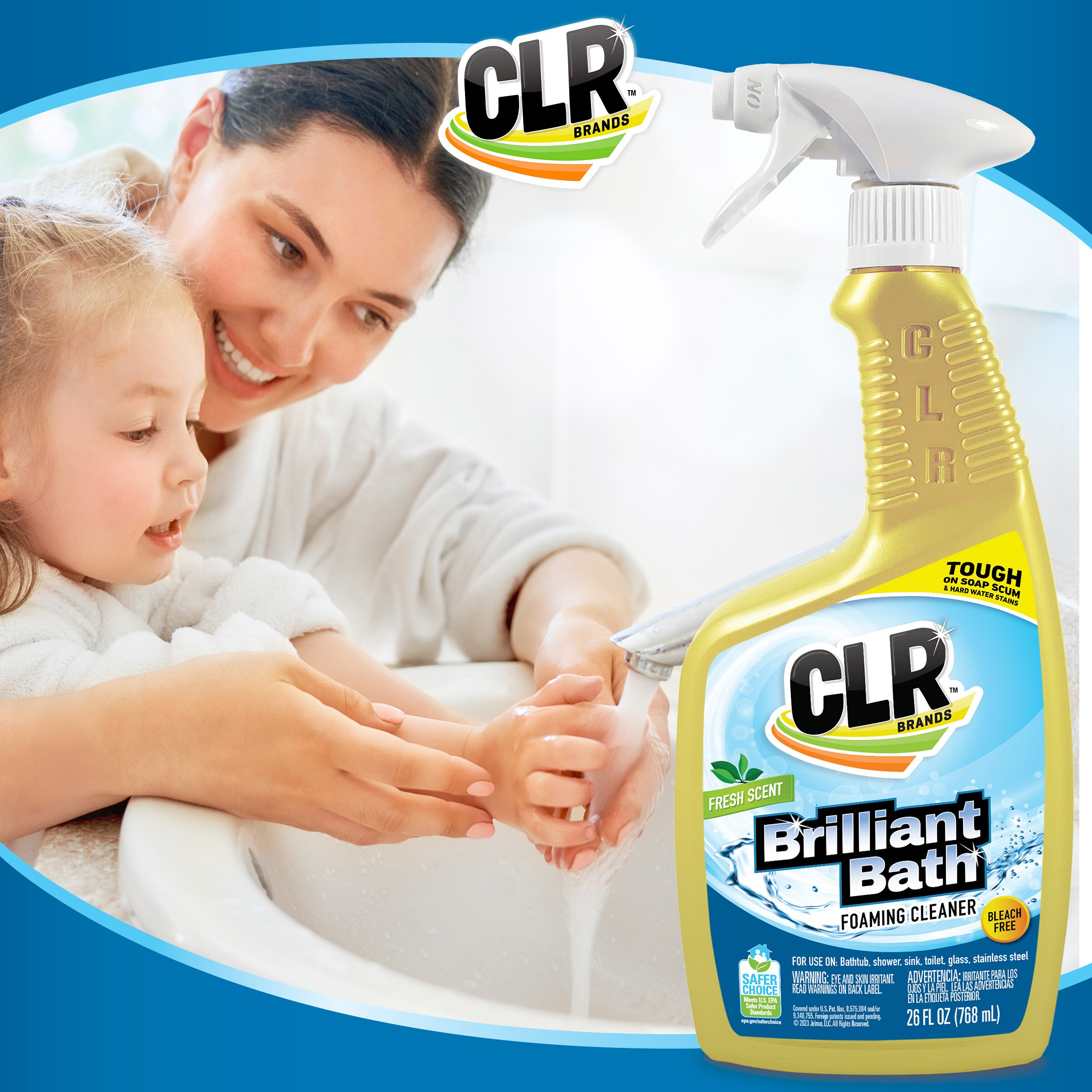 CLR Cleaning Brand Elevates Brilliant Bath Cleaning Product With