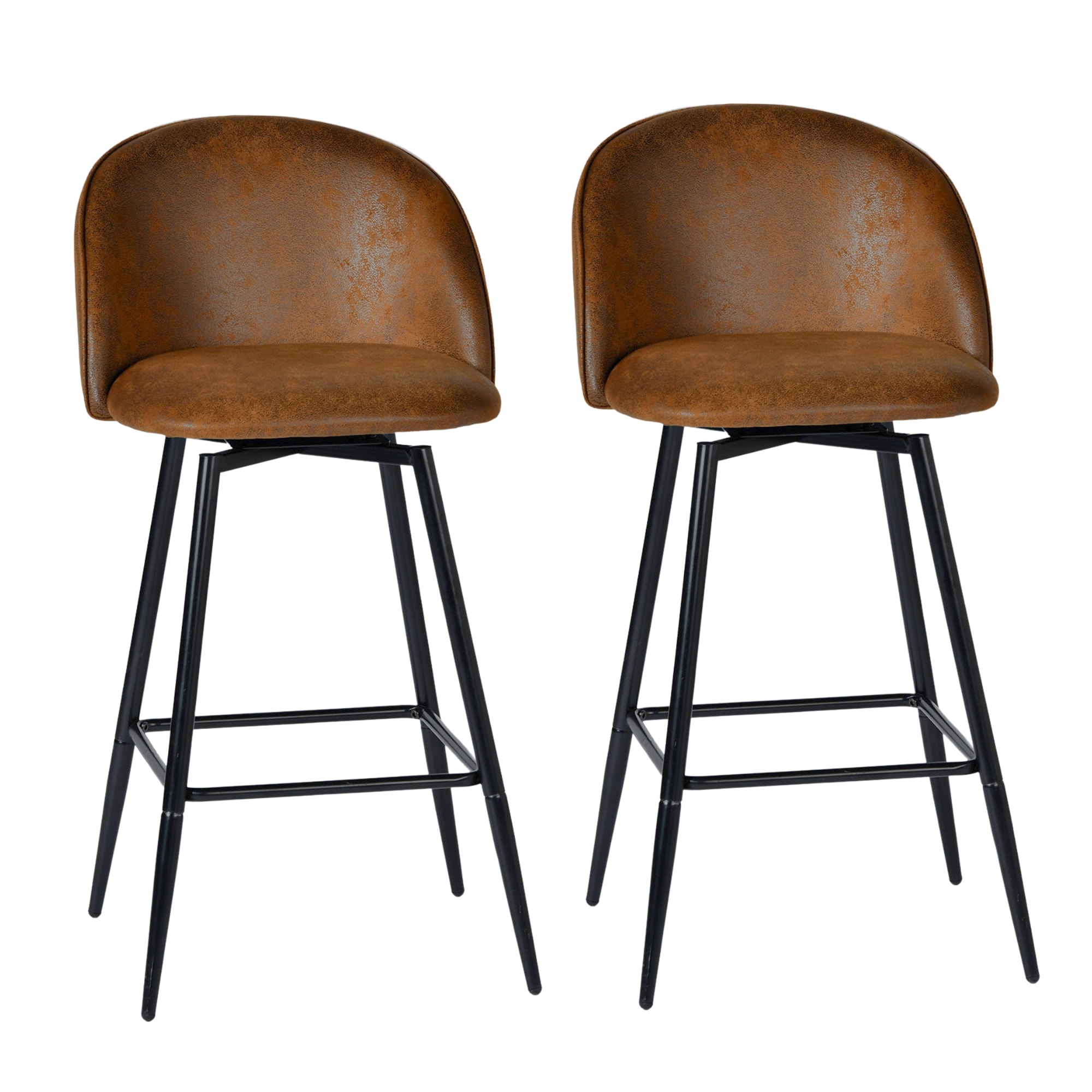 Homy Casa HASEEB BROWN 2 stools - View #8