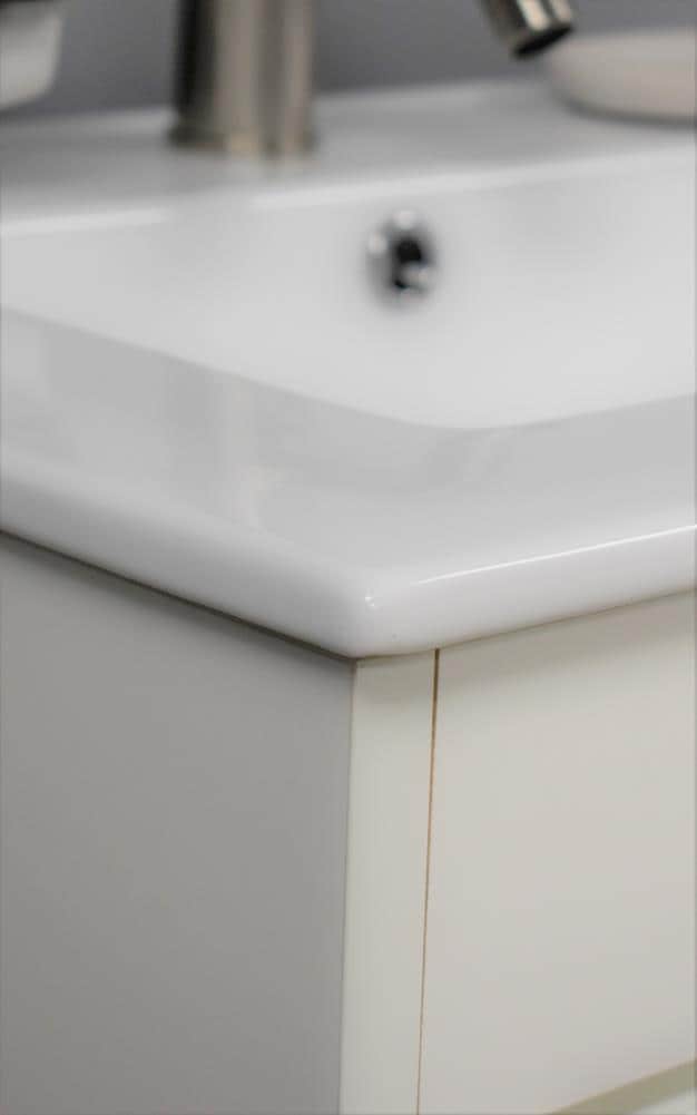 Rimini White 2 Drawer Bathroom Unit