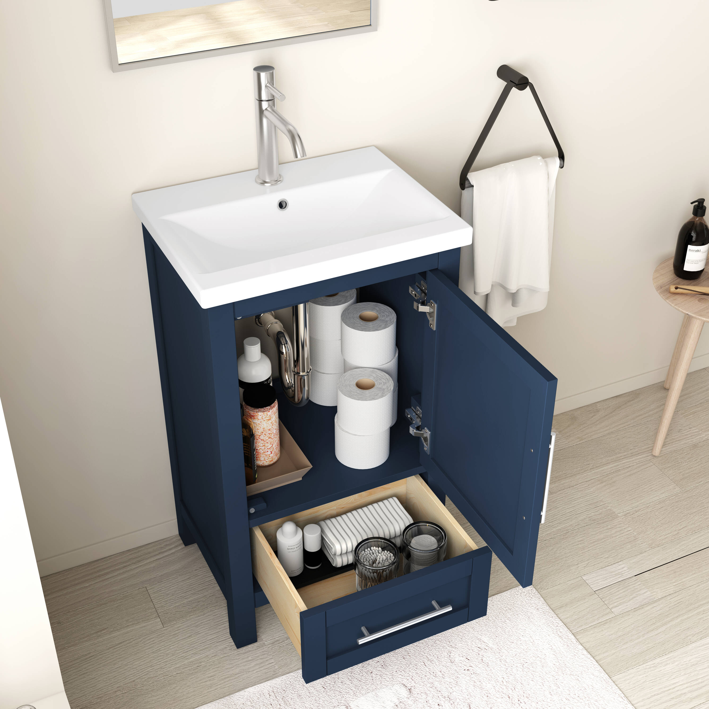TJAmerican TJ02-23V2016BLU Bath-Vanity-Combo - View #4