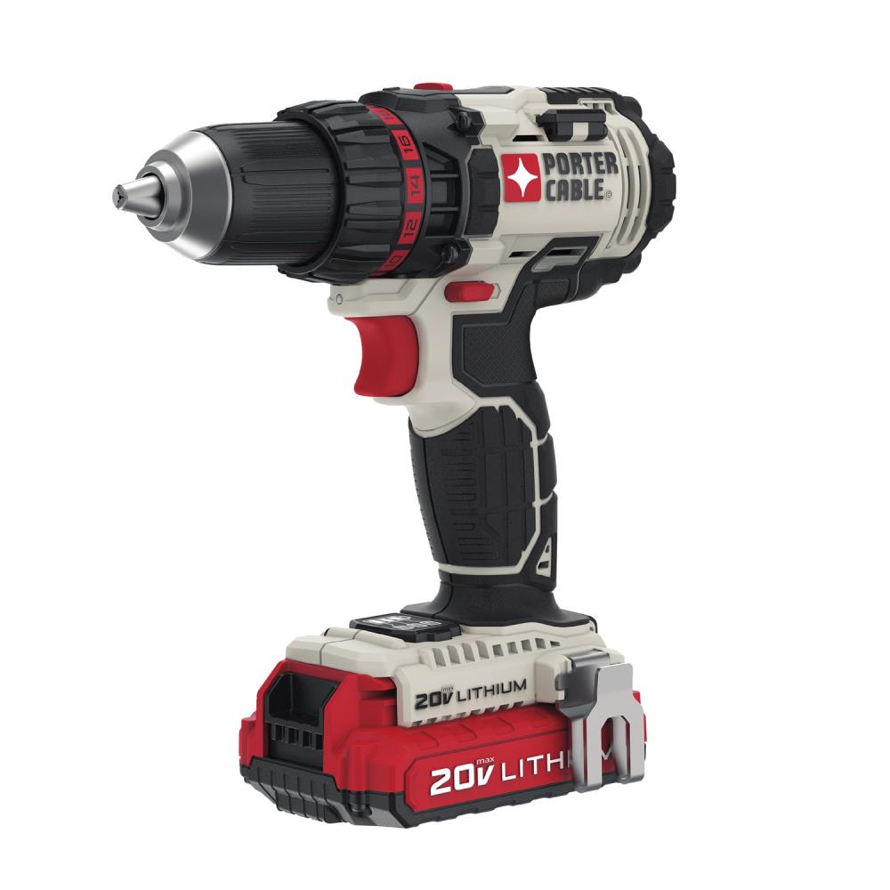 PORTER-CABLE 20-Volt Max 1/2-in Cordless Drill (Charger Included) in ...