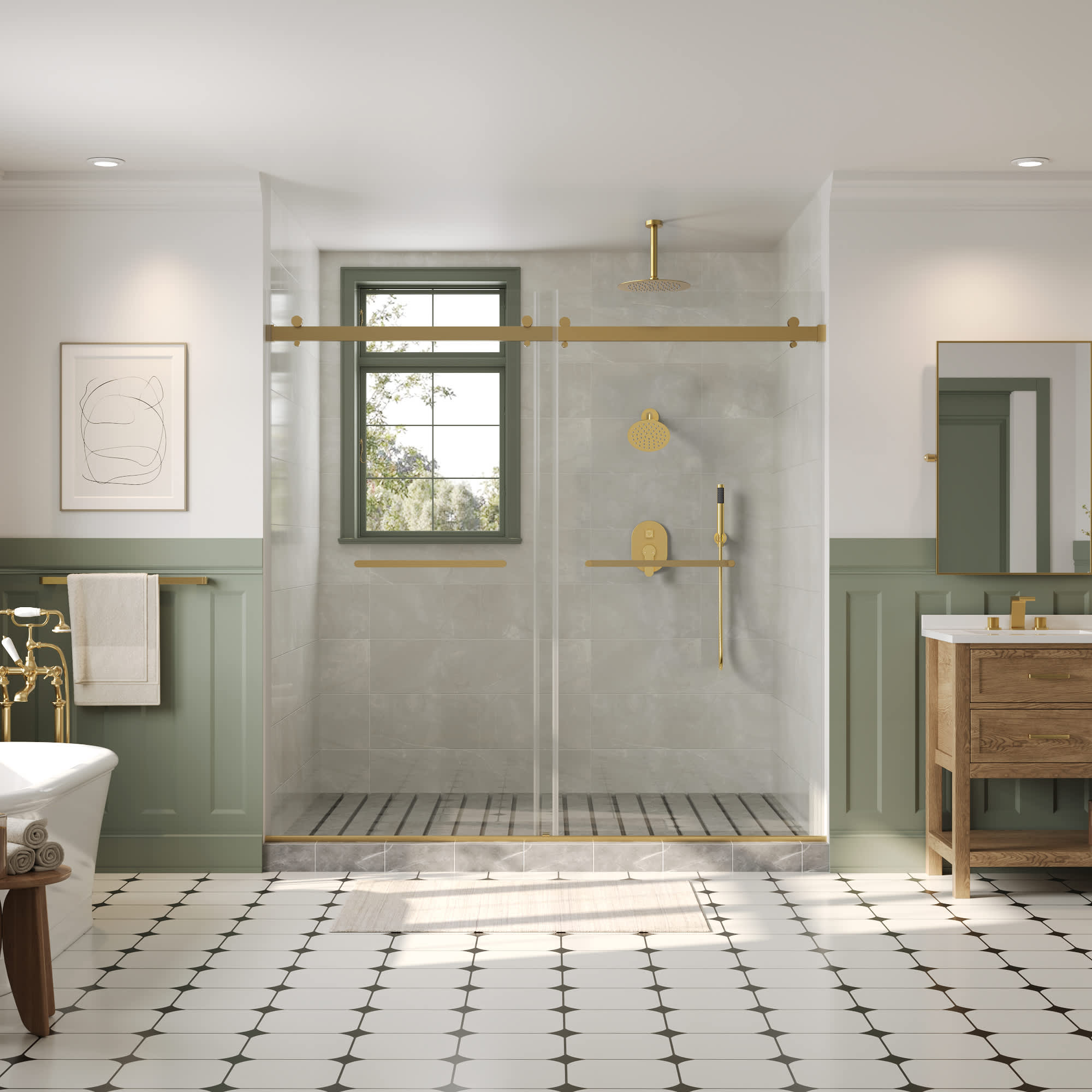 EVERSTEIN SFS-1057-GD10 Tub-Shower-Faucets - View #10