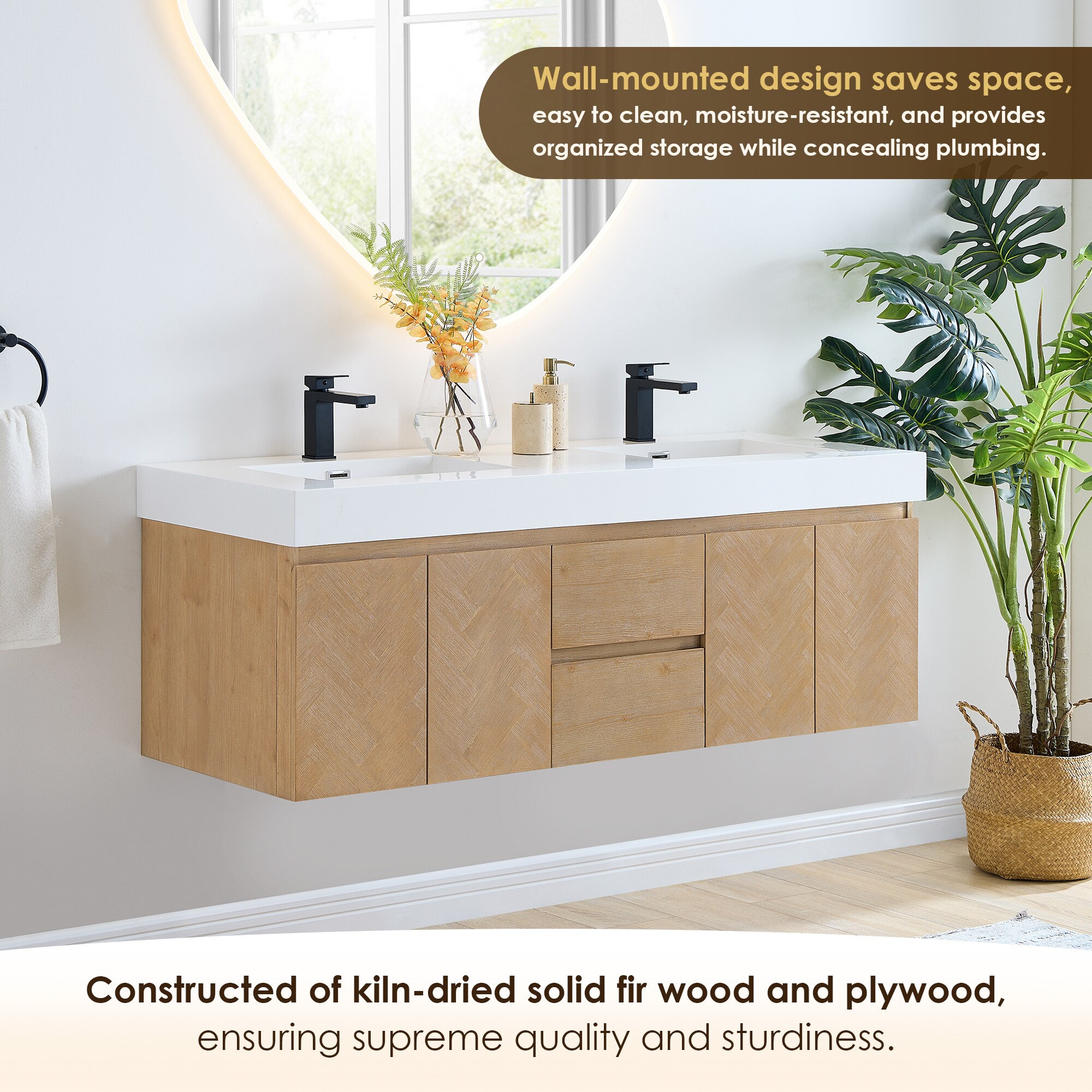 Altair 564060-LB-WH Bath-Vanity-Combo - View #4