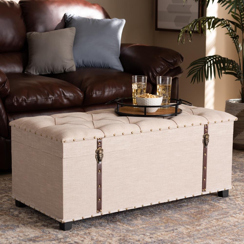 Baxton Studio 161-10276-LW Indoor-Ottomans - View #7