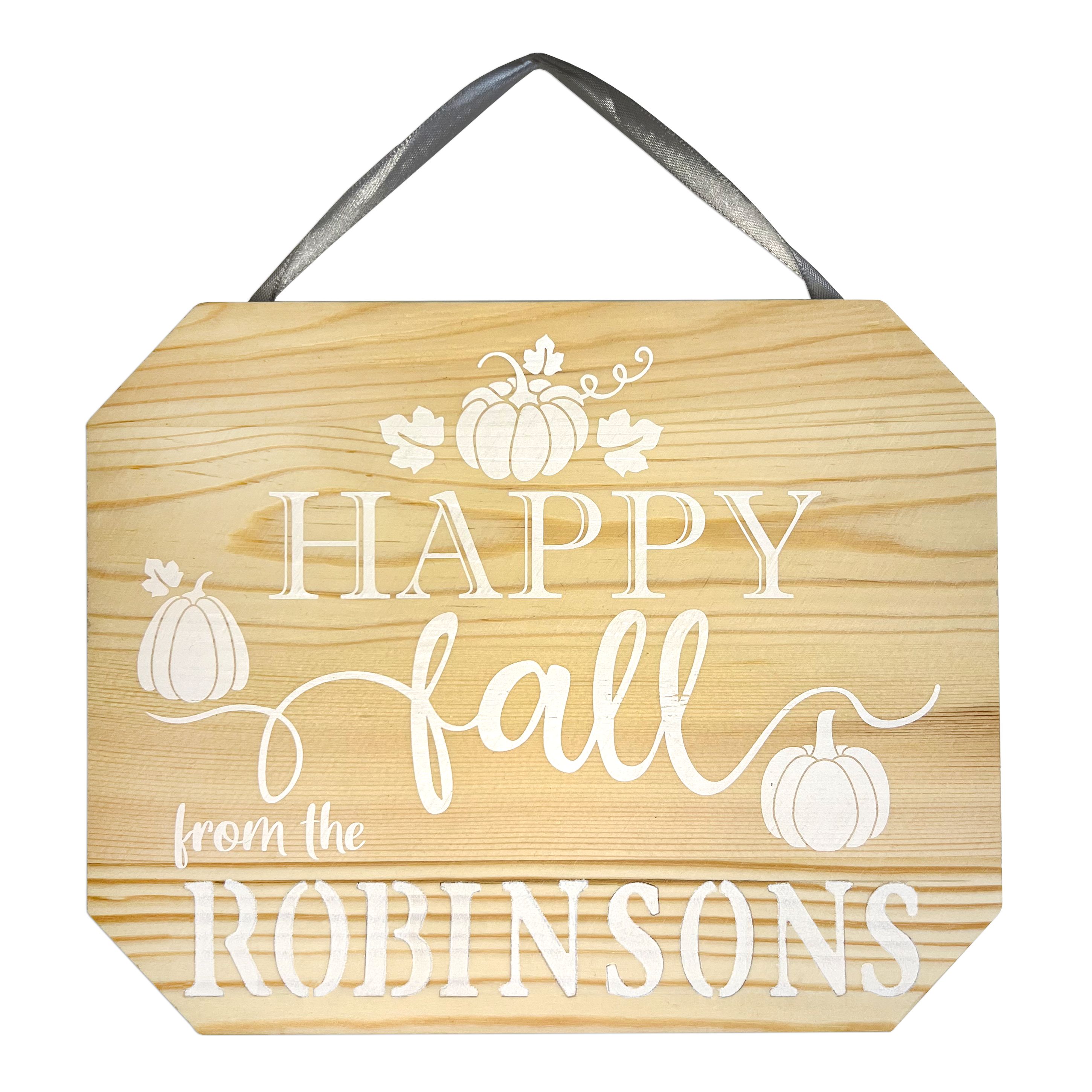 Surface Appeal Happy Fall Personalized Fall Sign Kit in the Craft ...