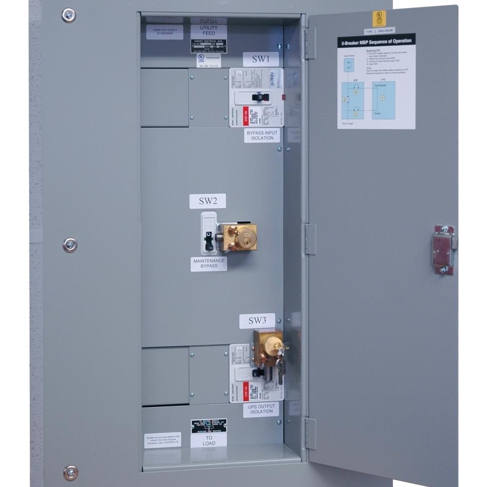 Interex By Tripp-Lite TCNCD387375 Tripp Lite TRL-SU60KMBPK Wall Mount Kirk Key Bypass Panel 240V for 60kVA 3-Phase UPS