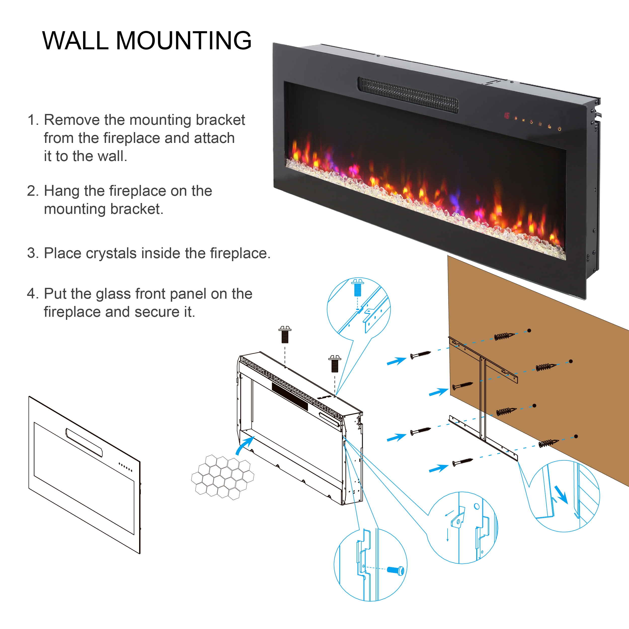 ToolCat MGG3-3-CEMFP Electric-Fireplaces - View #14