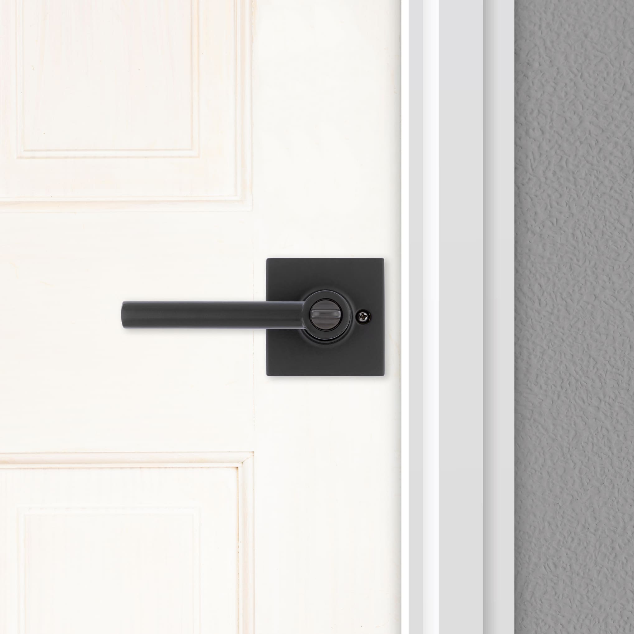 RELIABILT Ashwood Matte Black Exterior Keyed Entry Door Handle 93580 ...