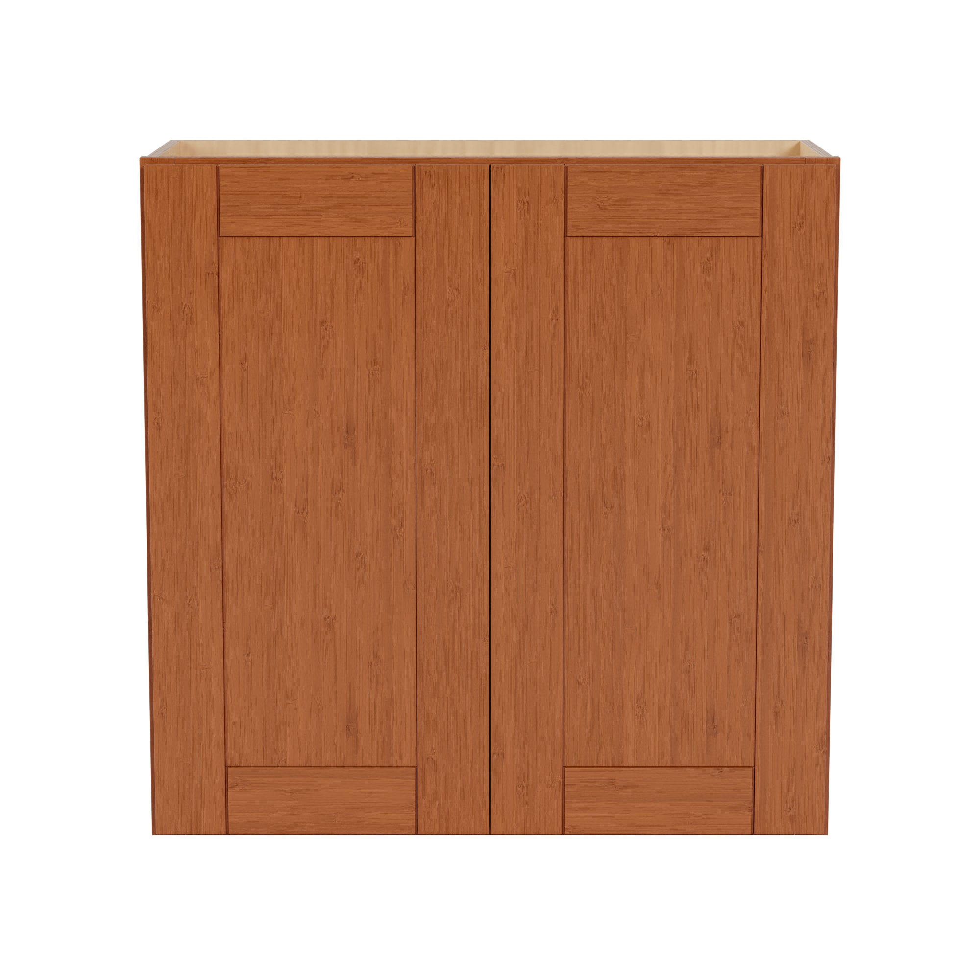 Arcade Green 101W3030 30-in W x 30-in H x 12-in D Bamboo Bamboo Wall Fully assembled Plywood Cabinet (Recessed Panel Shaker)