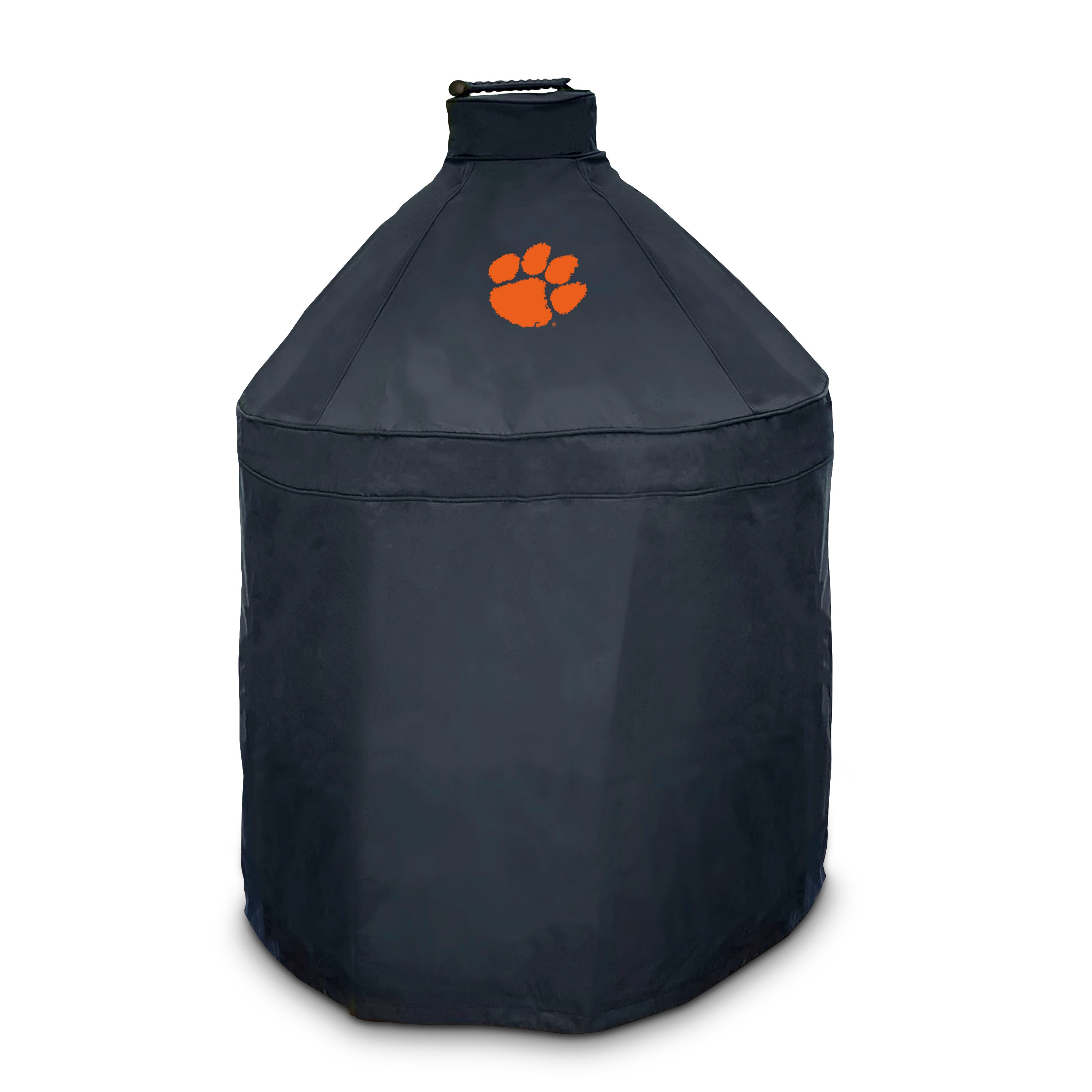 FANMATS 42802 Clemson Tigers NCAA Kamado Grill Cover 27-Inches W x 40-Inches H Black Kamado grill Cover