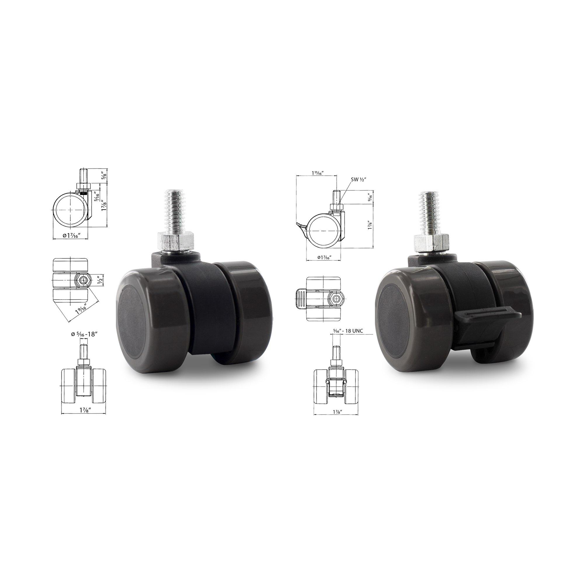 Outwater 3P1.14.00241 casters - View #2