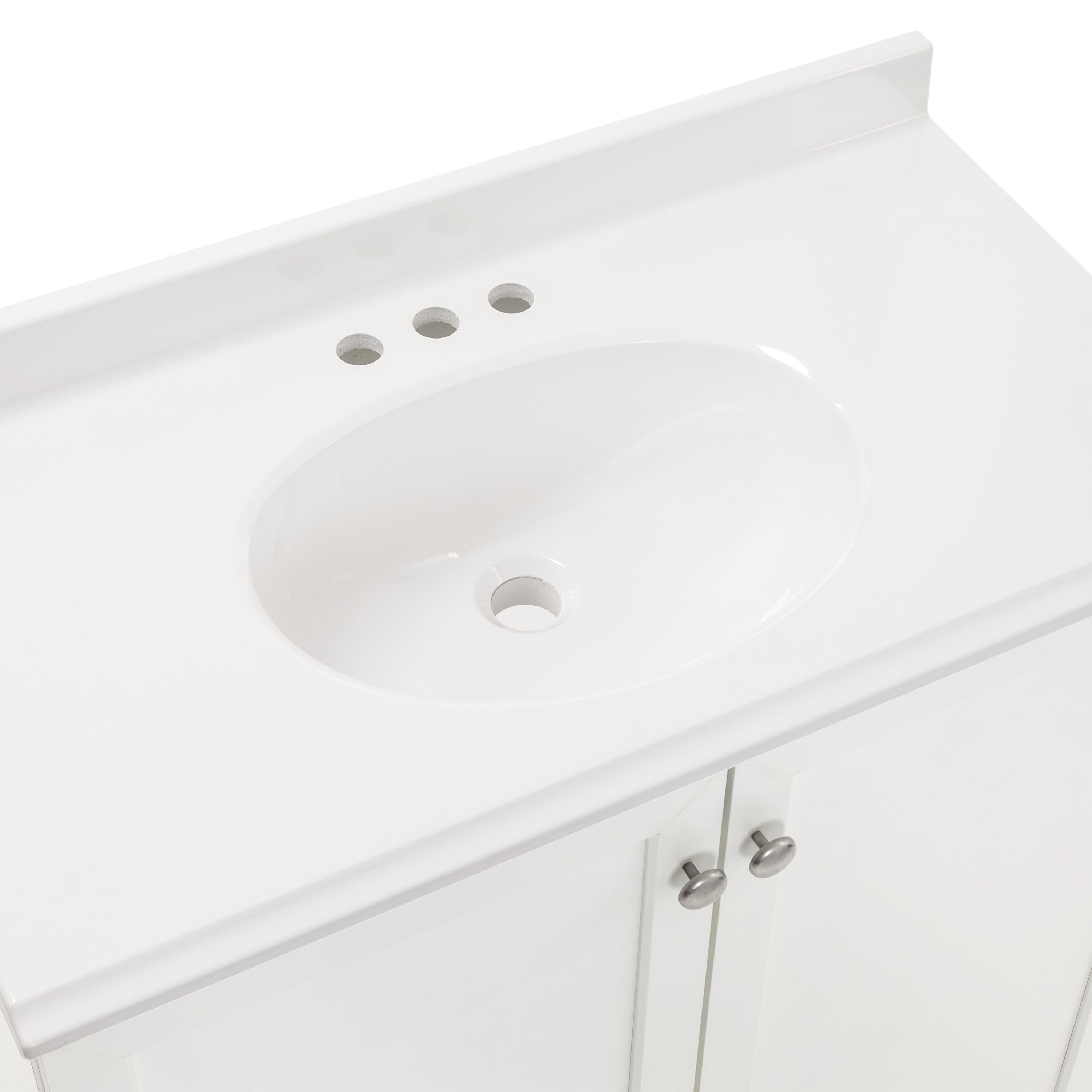 Project Source W063630P2-WH Bath-Vanity-Combo - View #2