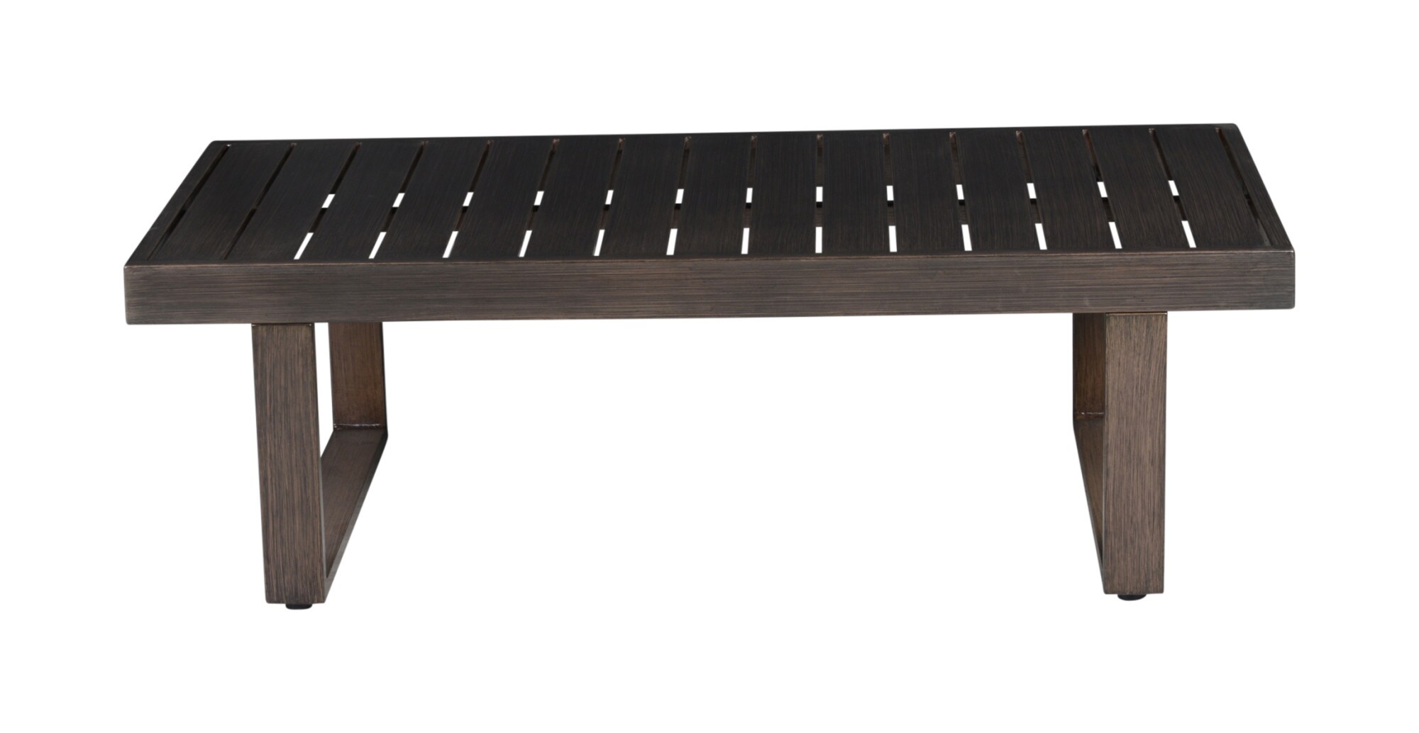 Steve Silver WYA600CT Wyatt Rectangle Outdoor Coffee Table 27.6-in W x 47.25-in L