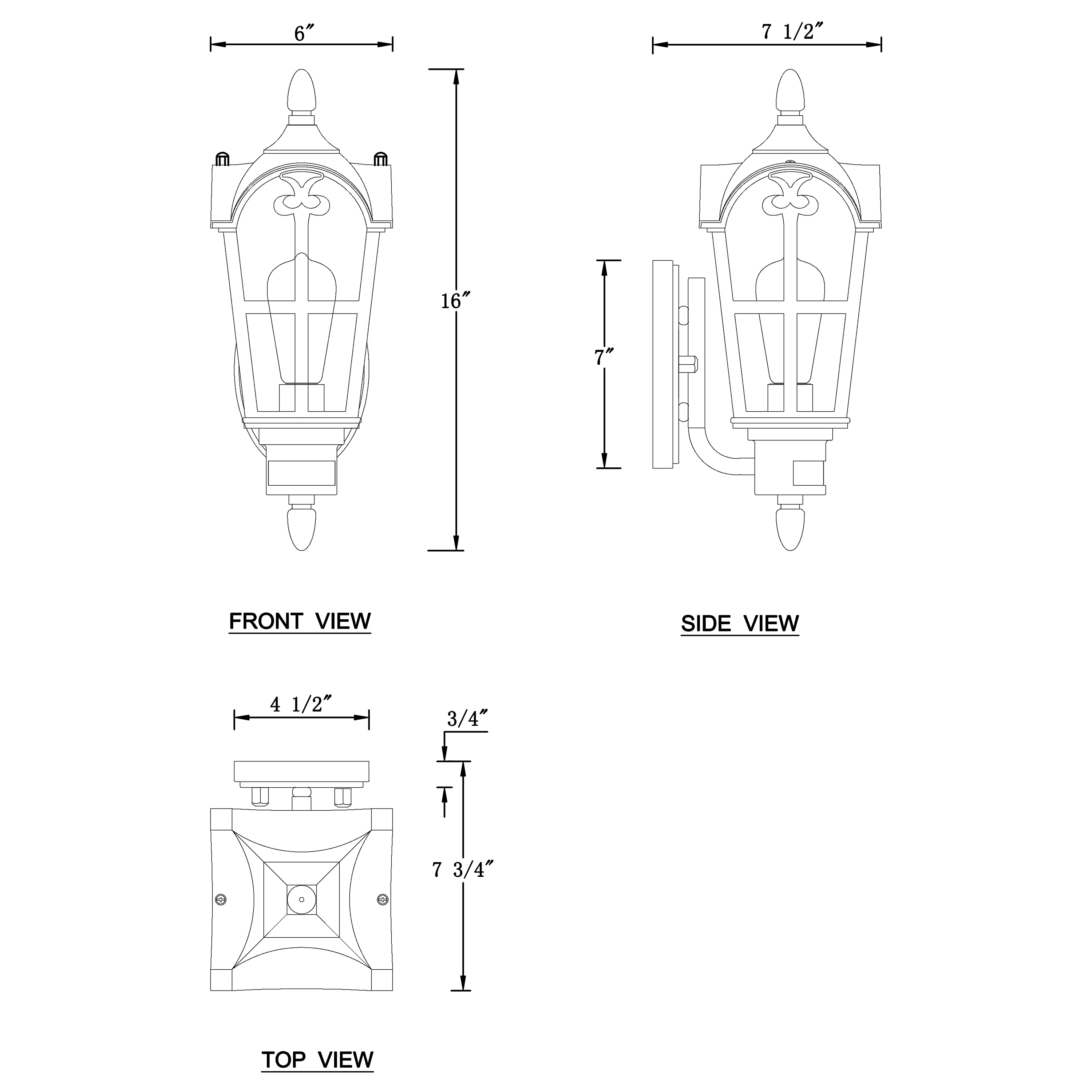 C Cattleya CA2197-W Outdoor-Wall-Lighting - View #7