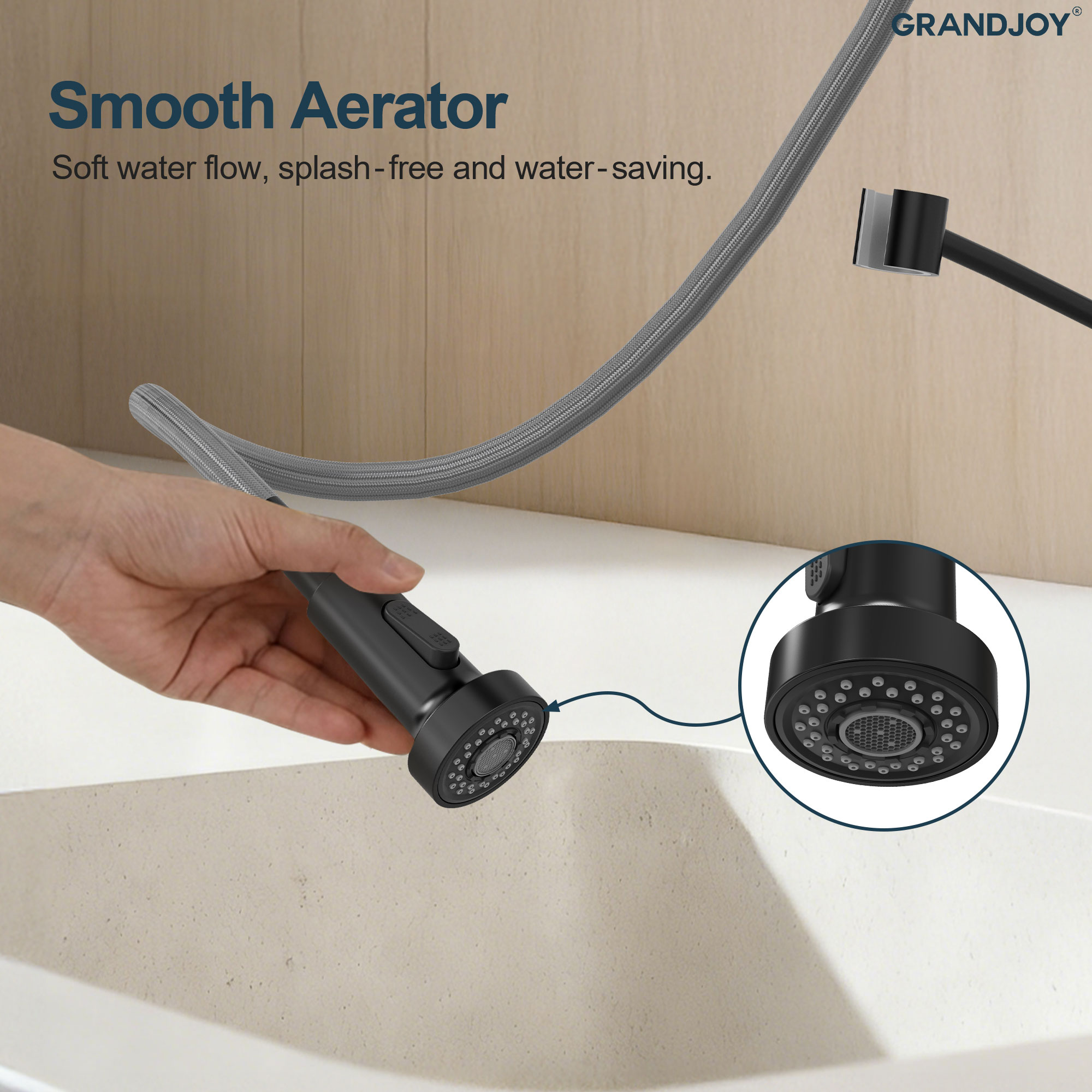 GRANDJOY SGF10GJ-91BL Kitchen-Faucets - View #6