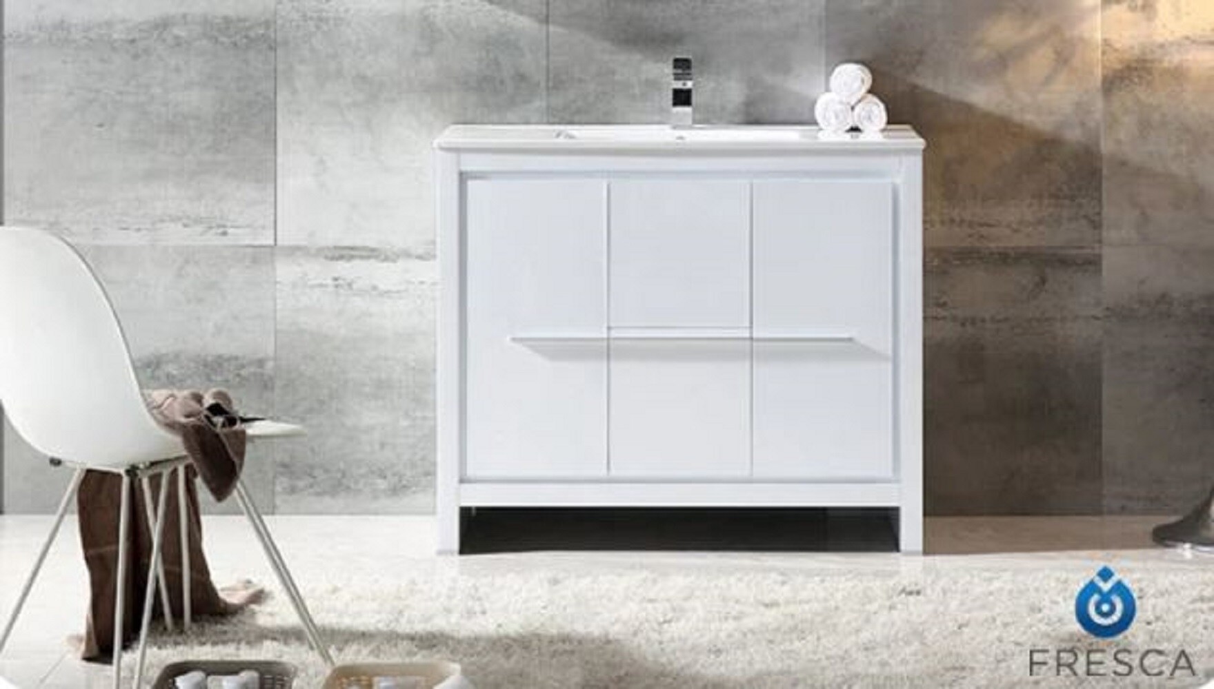 Fresca FCB8140WH-I Bath-Vanity-Combo - View #7