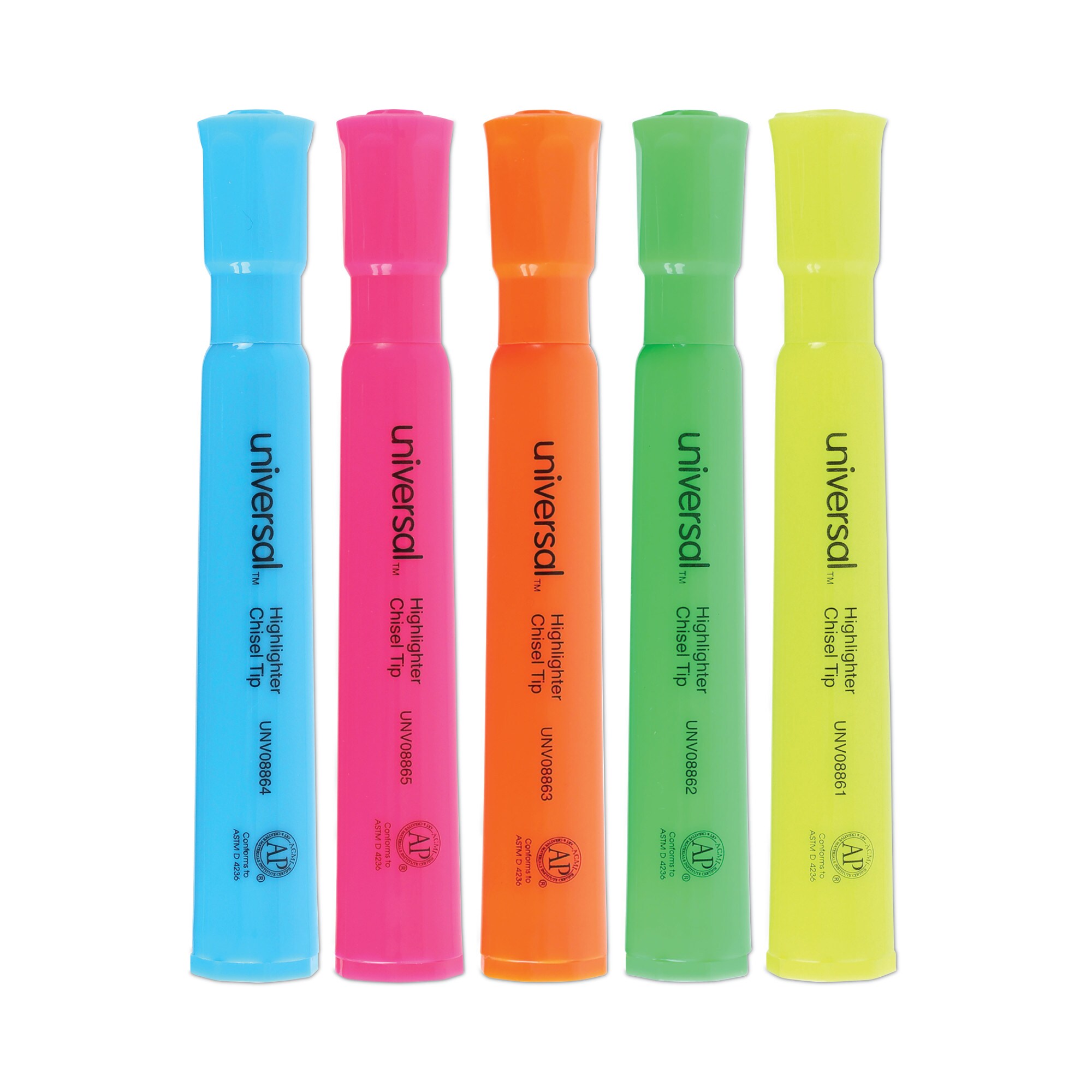 Universal UNV08860 5 -Pack Multicolor Marker