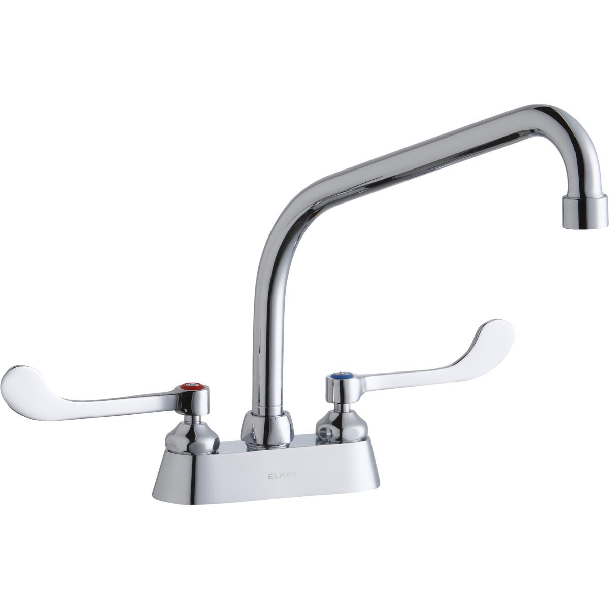 Elkay LK406HA10T6 Chrome 2-handle Utility Faucet