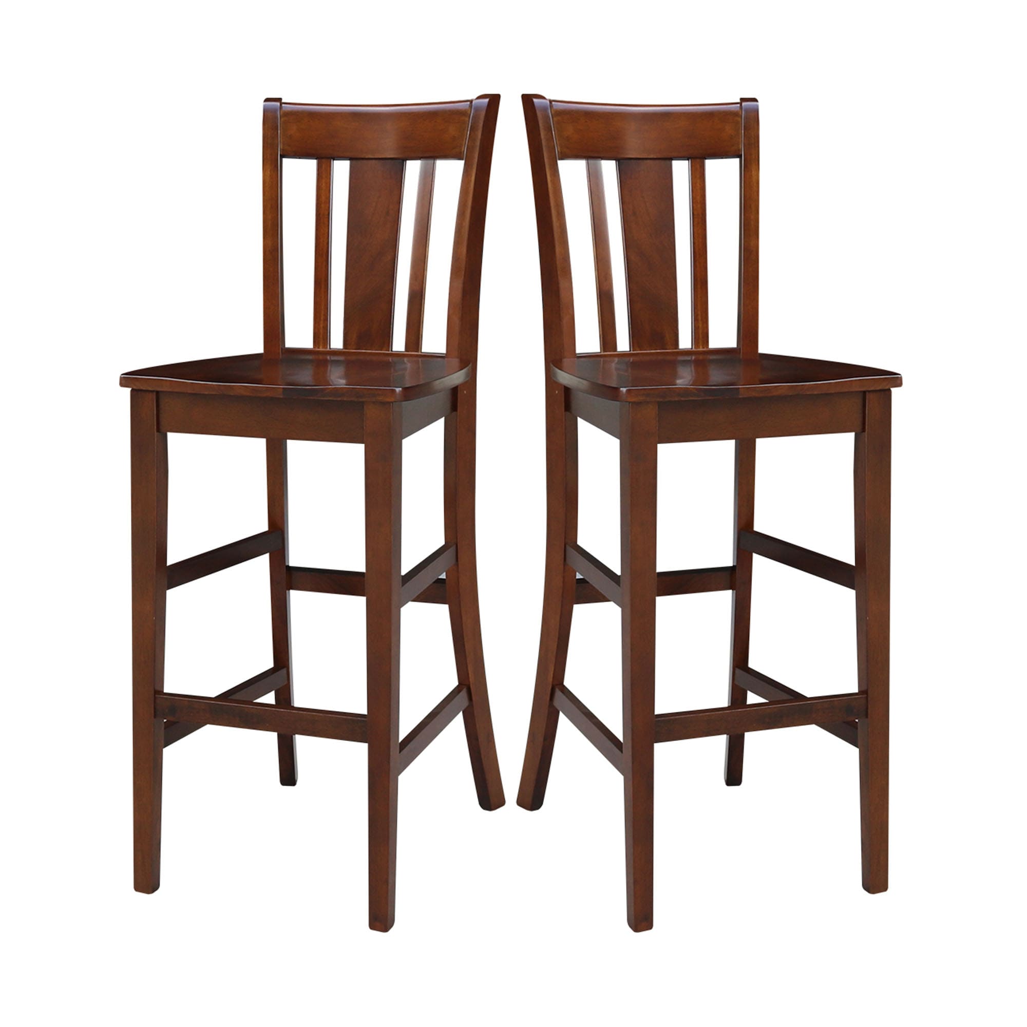 Espresso San Remo 30" Solid Wood Barstool