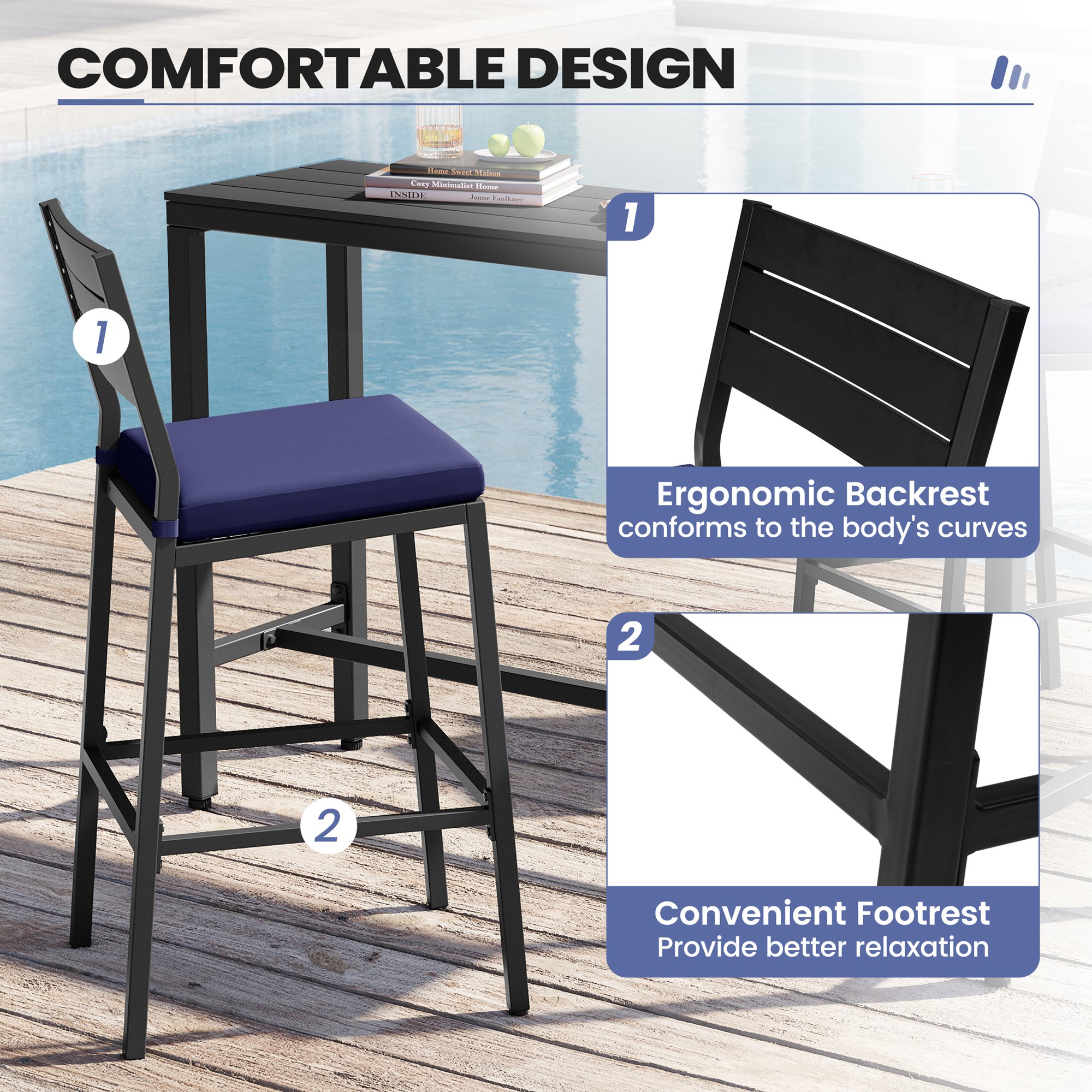 Crestlive Products CL-ST014NAV-2 Patio-Chairs - View #5