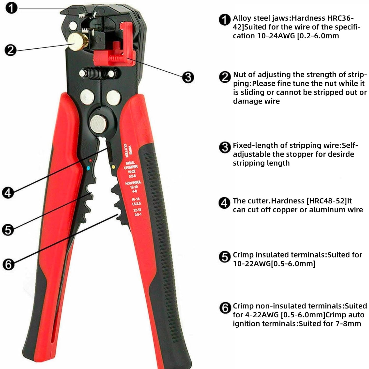 Etokfoks LET8DIRQZ Wire-Strippers-Crimpers-Cutters - View #4