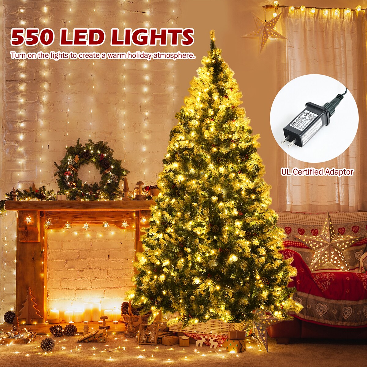 Forclover HYFASDCM61 Artificial-Christmas-Trees - View #5