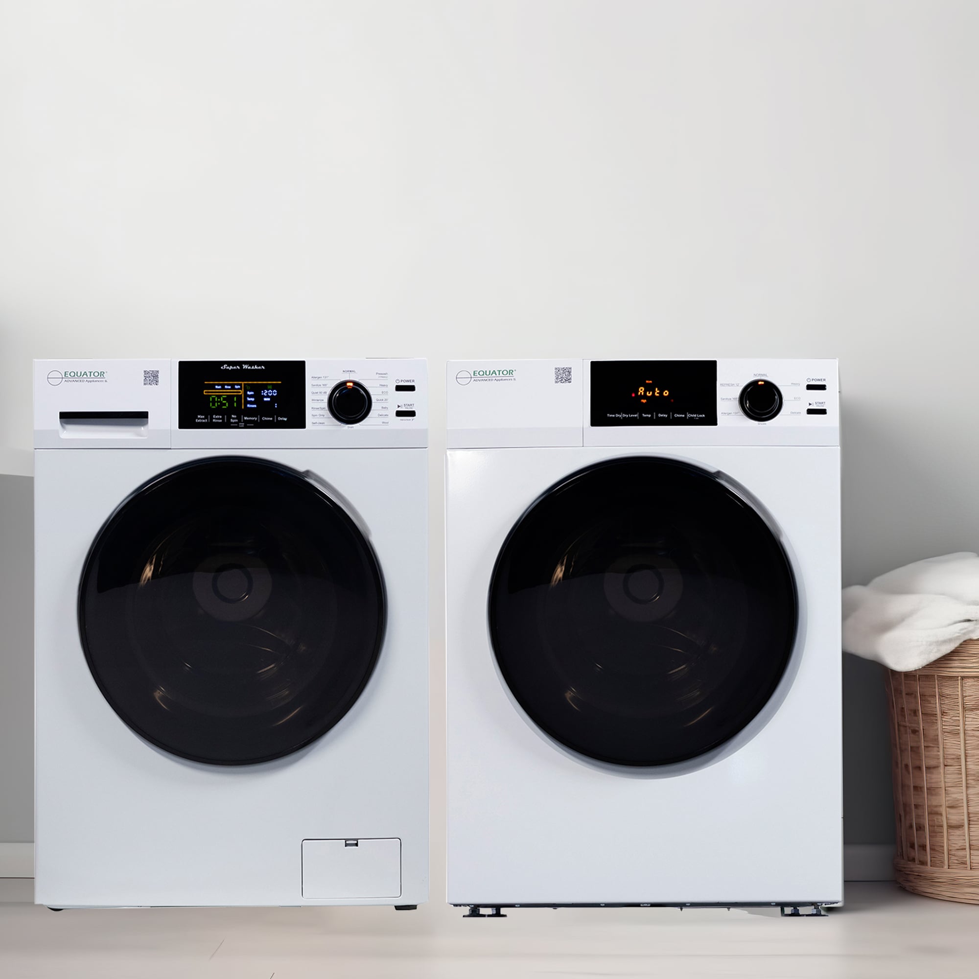 Equator Advanced Appliances EW 835 + ED 880 SBS Combo-Washer-And-Dryer - View #11