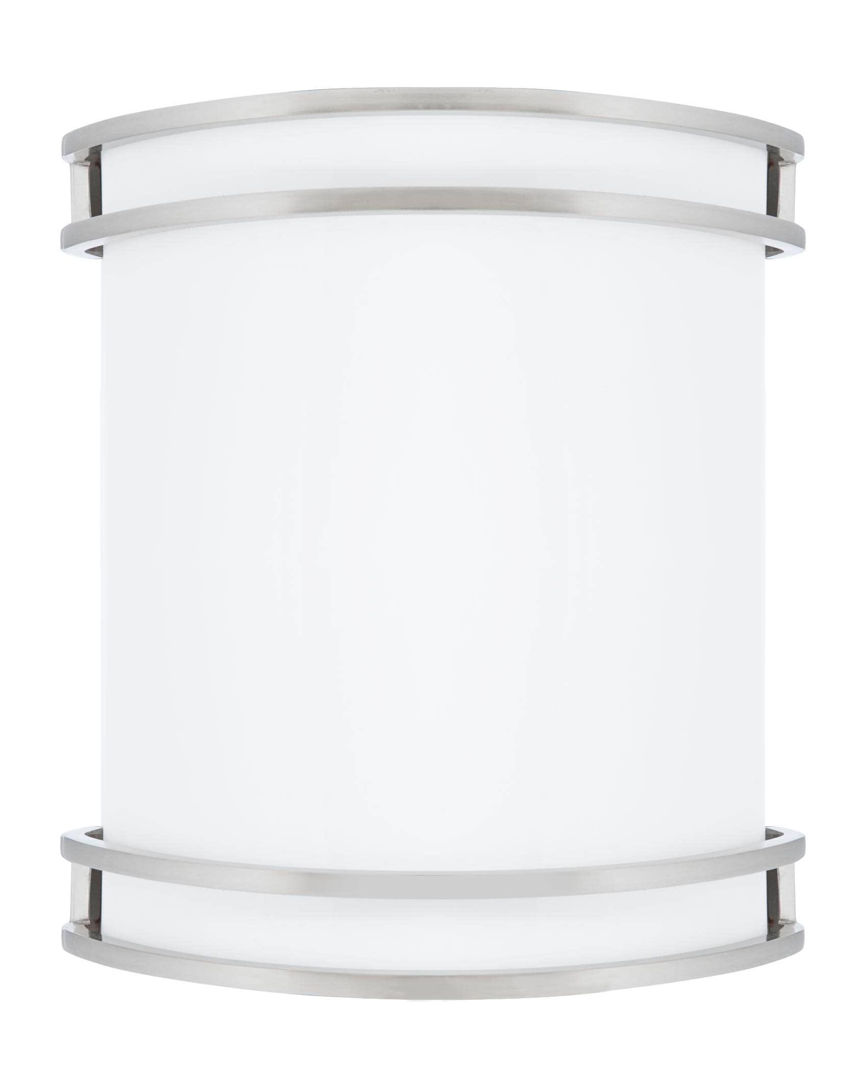 Amax Lighting LED-WS18 9.5-in W 1 -Light Nickel Integrated LED Wall Sconce