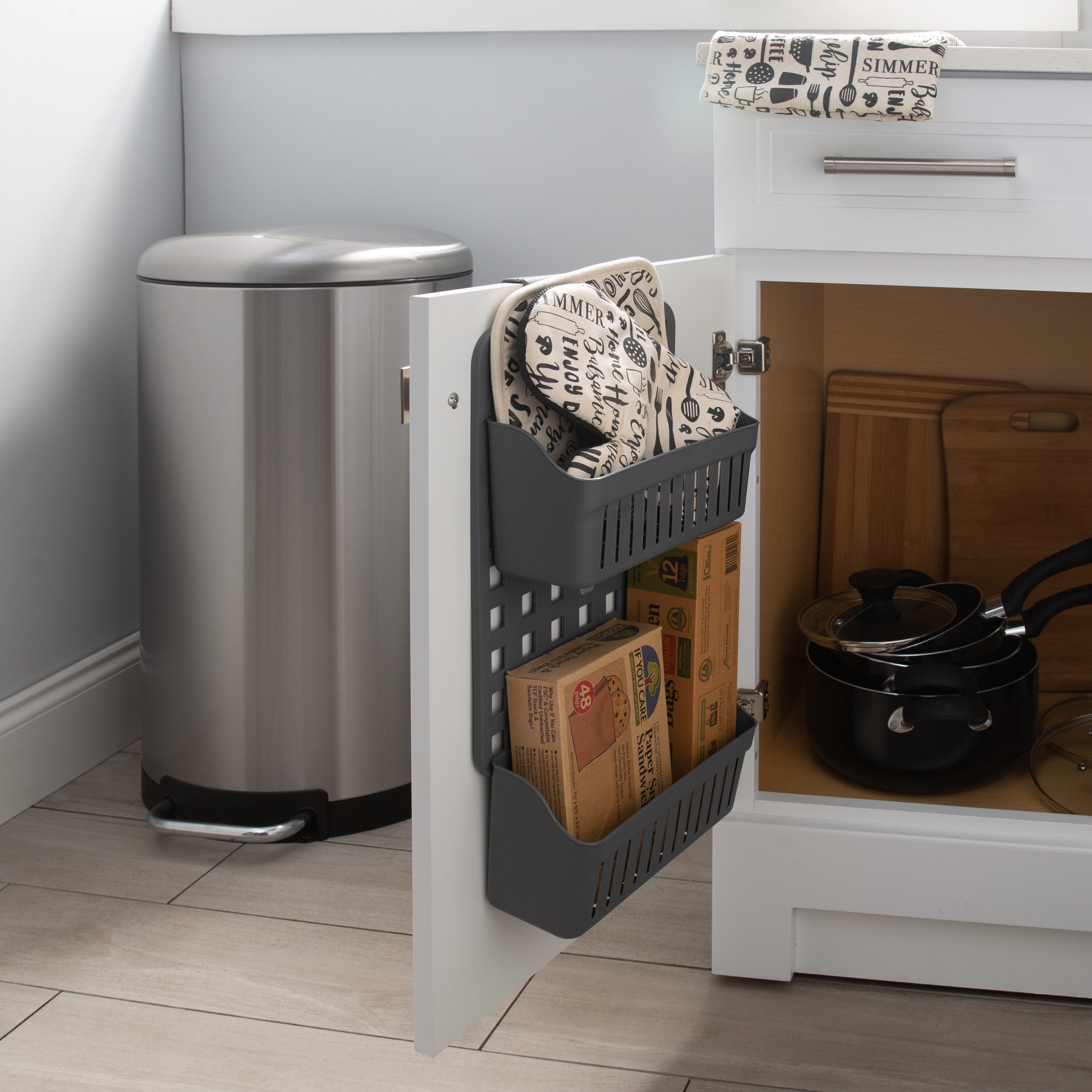 Simplify 15094-GREY Pull-Out-Cabinet-Baskets - View #9