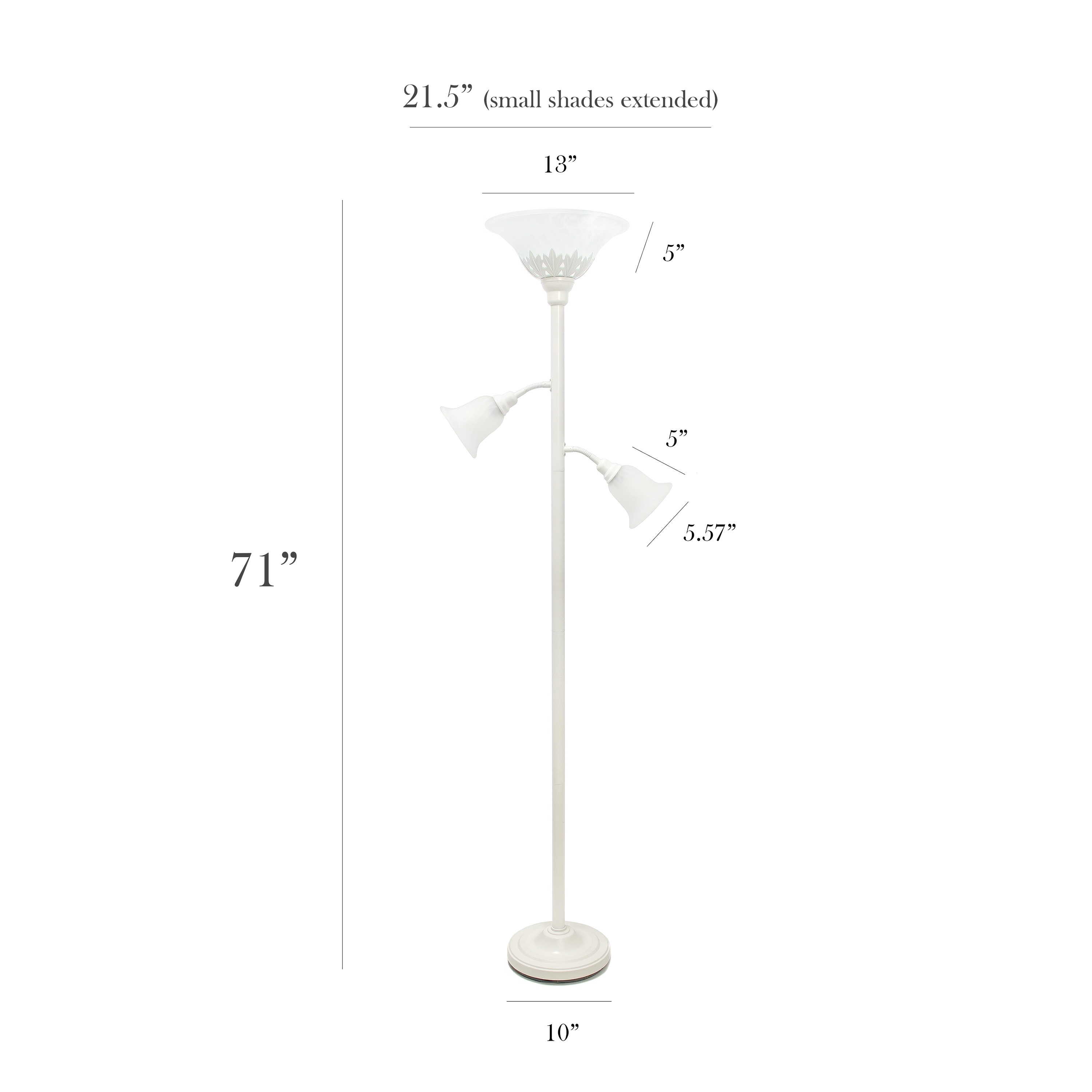 Elegant Designs LF2002-WHT floorlamps - View #3