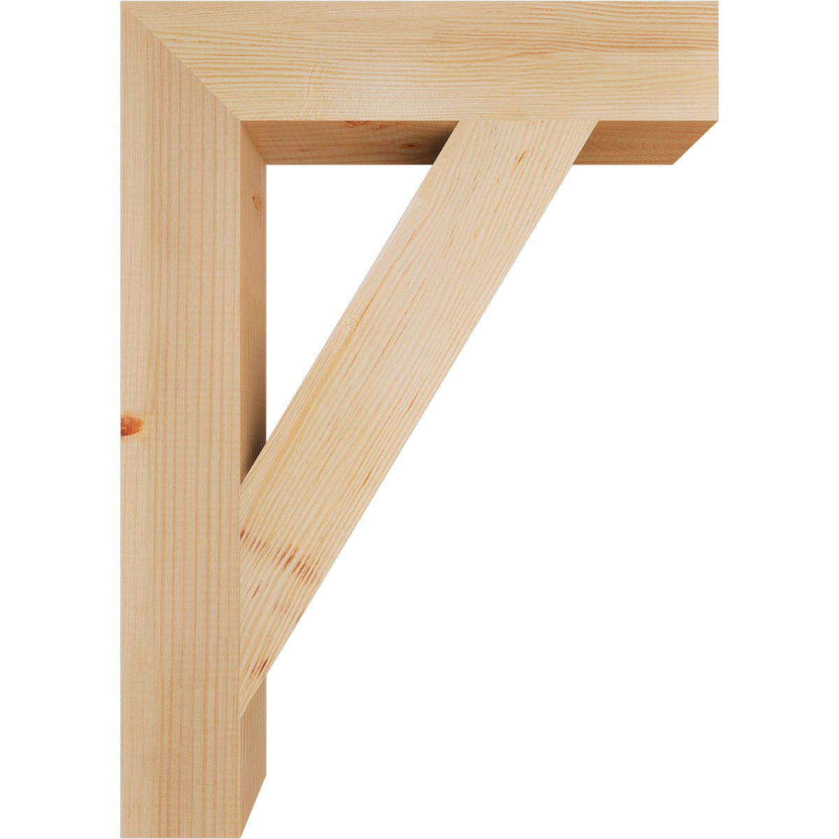 Ekena Millwork BKT04X20X28TRA05SDF Exterior-Brackets-Braces - View #3