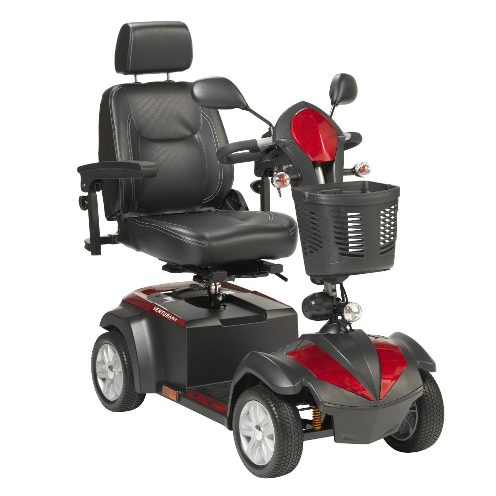 Drive Medical Ventura Power Mobility Scooter, 4 Wheel, Captains in the Walkers, Wheelchairs & Rollators department at Lowes.com