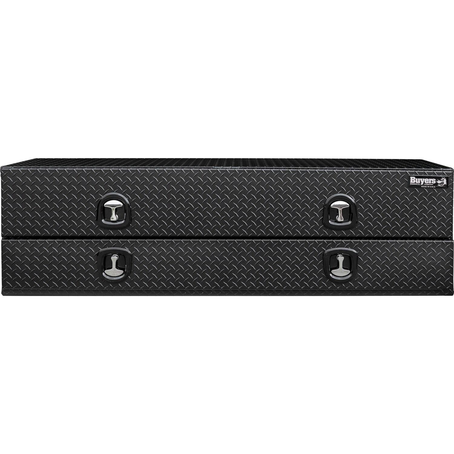 Buyers Products 1722578 72-in x 18-in x 21-in Black Diamond Tread Aluminum Side mount Truck Tool Box
