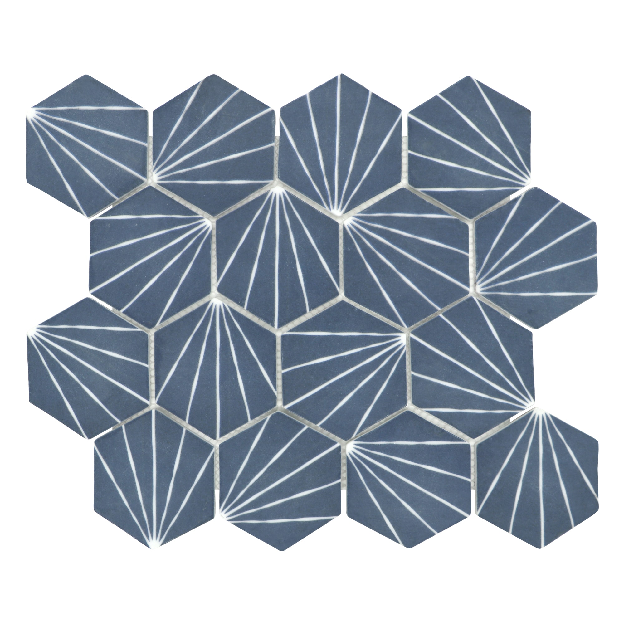 SUNWINGS HEXART-BLU-10 Ceramic-Tile - View #6