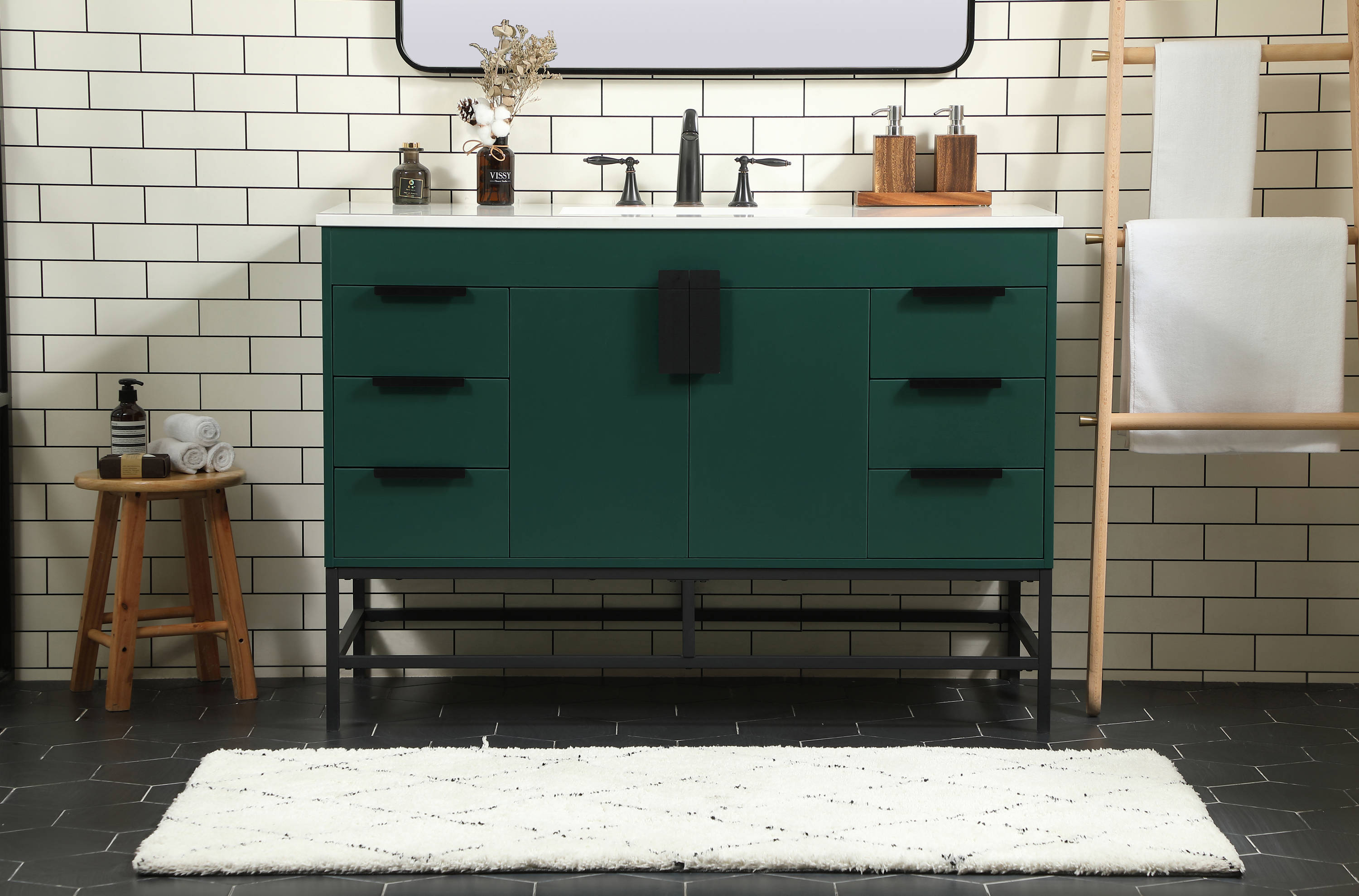 Elegant Decor HF1464W48MGN Bath-Vanity-Combo - View #2